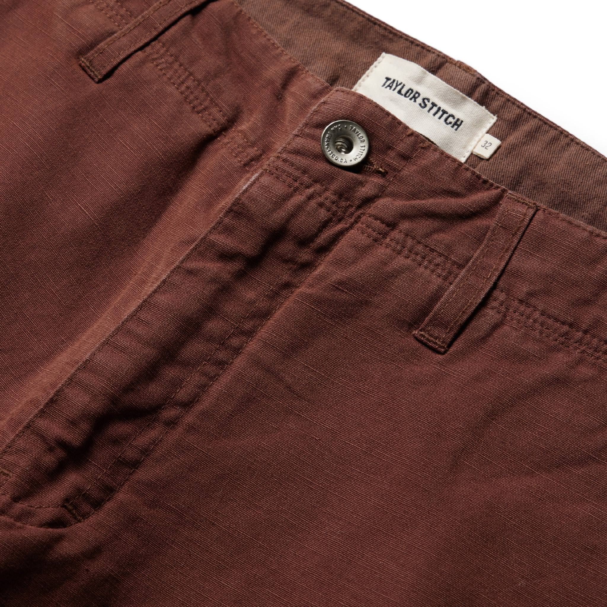 The Morse Pant in Russet Slub - Image 6