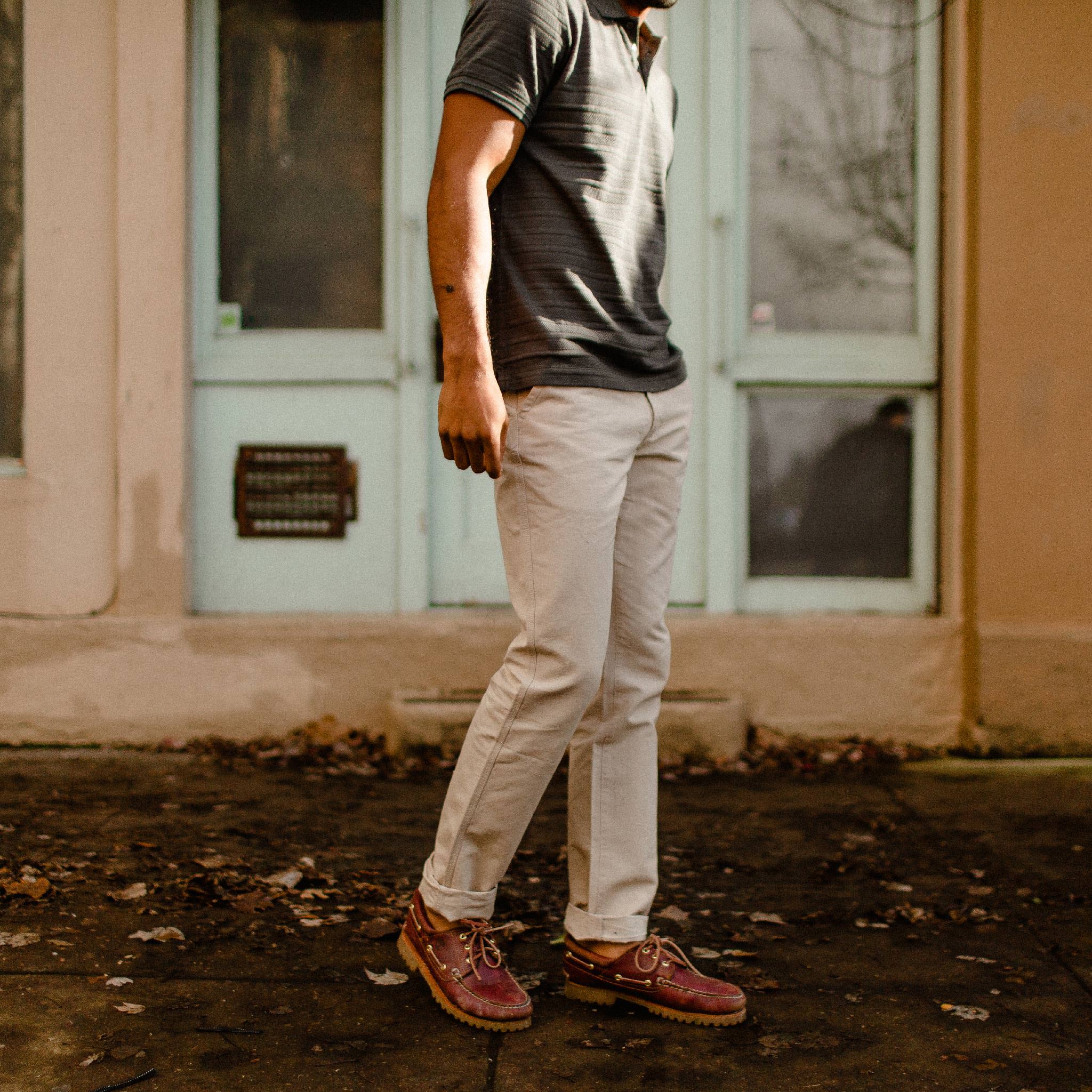 The Morse Pant in Sand Slub - Image 2