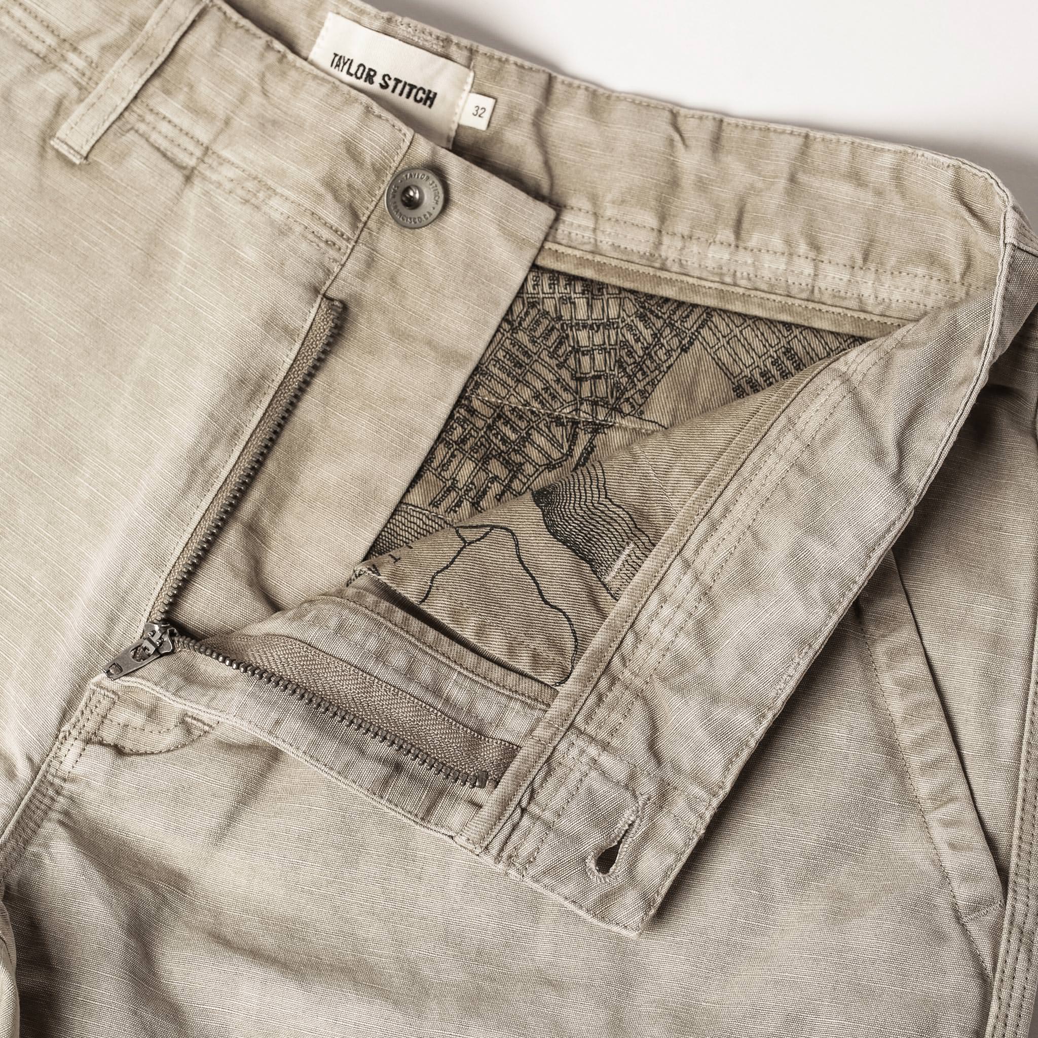 The Morse Short in Aluminum Slub Linen - Image 5