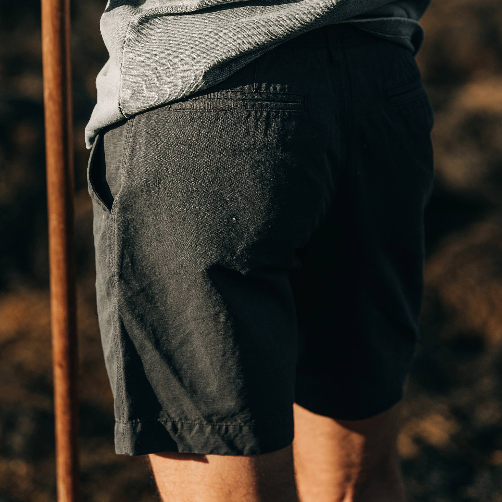 The Morse Short in Navy Slub Linen - Image 5