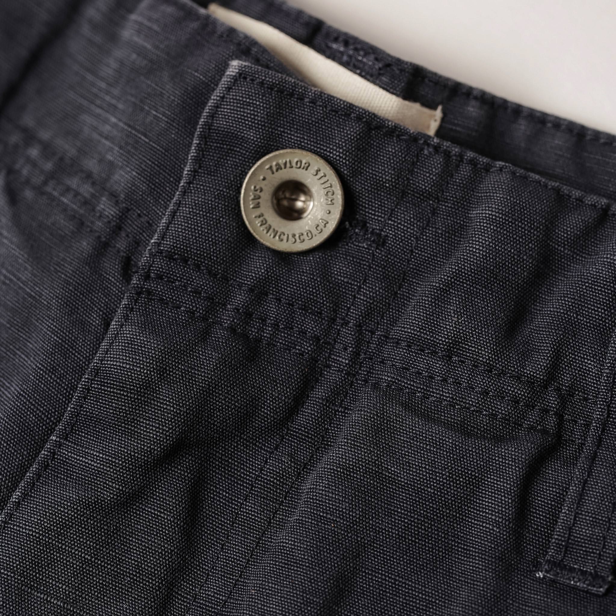 The Morse Short in Navy Slub Linen - Image 7