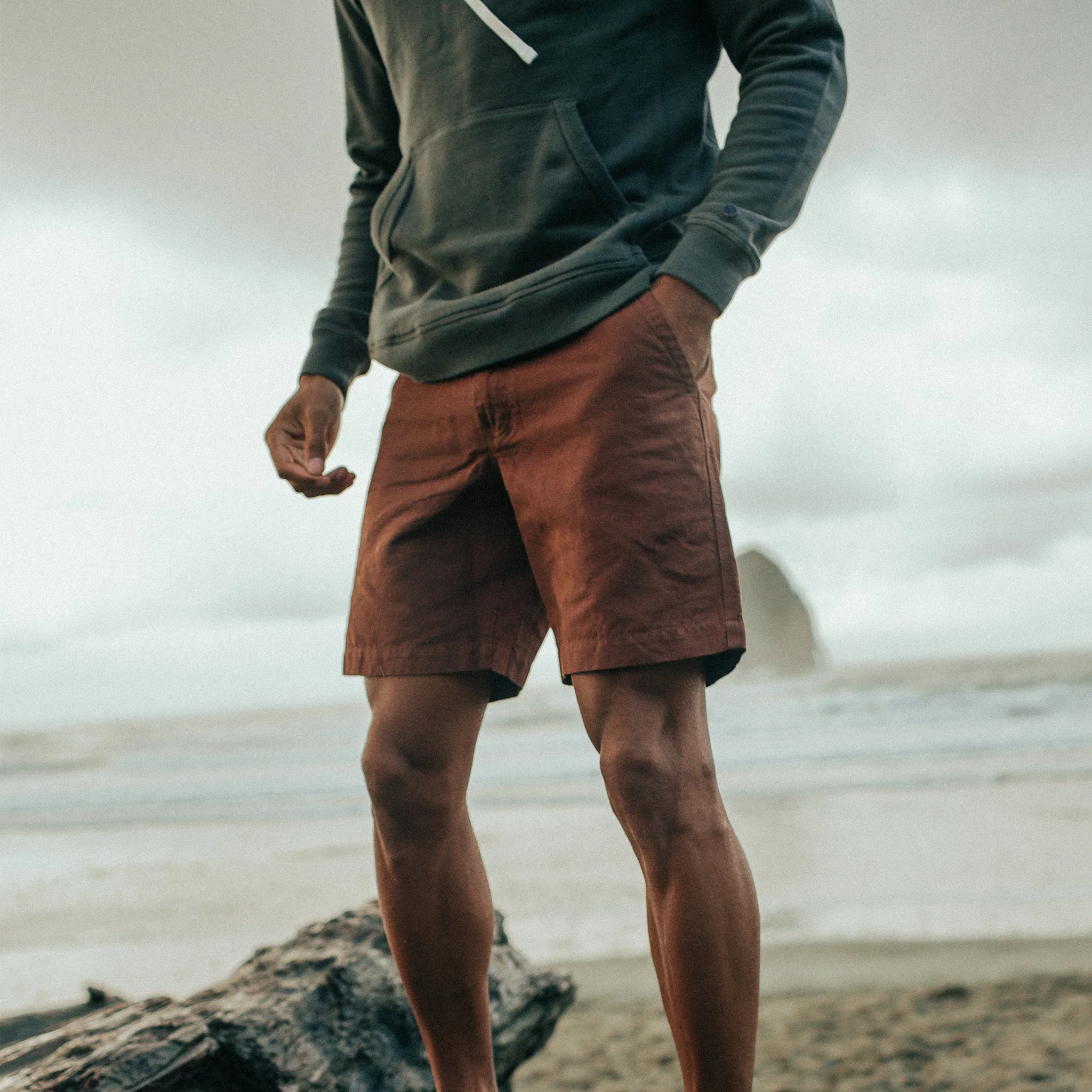 The Morse Short in Russet Linen - Image 3