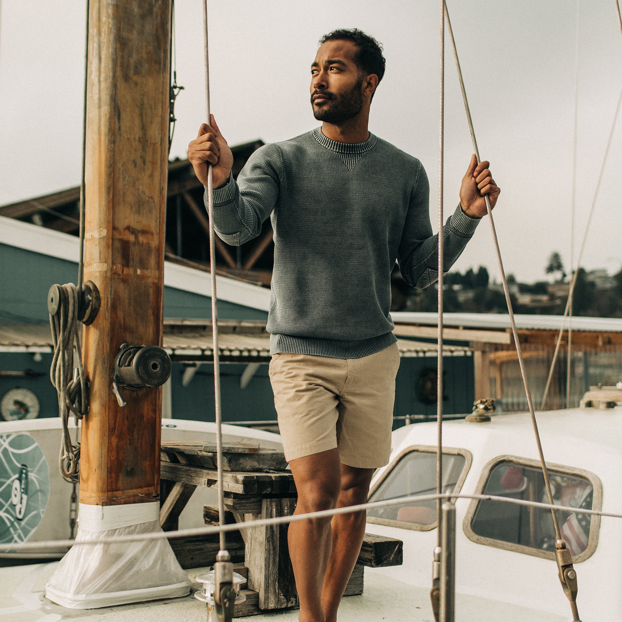 The Morse Short in Sand Linen - Image 4