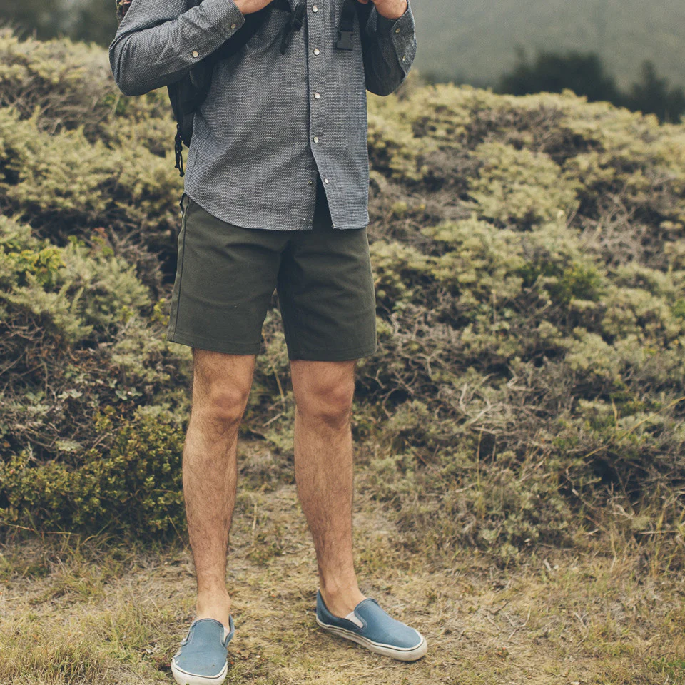 The Camp Short in Moss Duck Canvas - Image 4