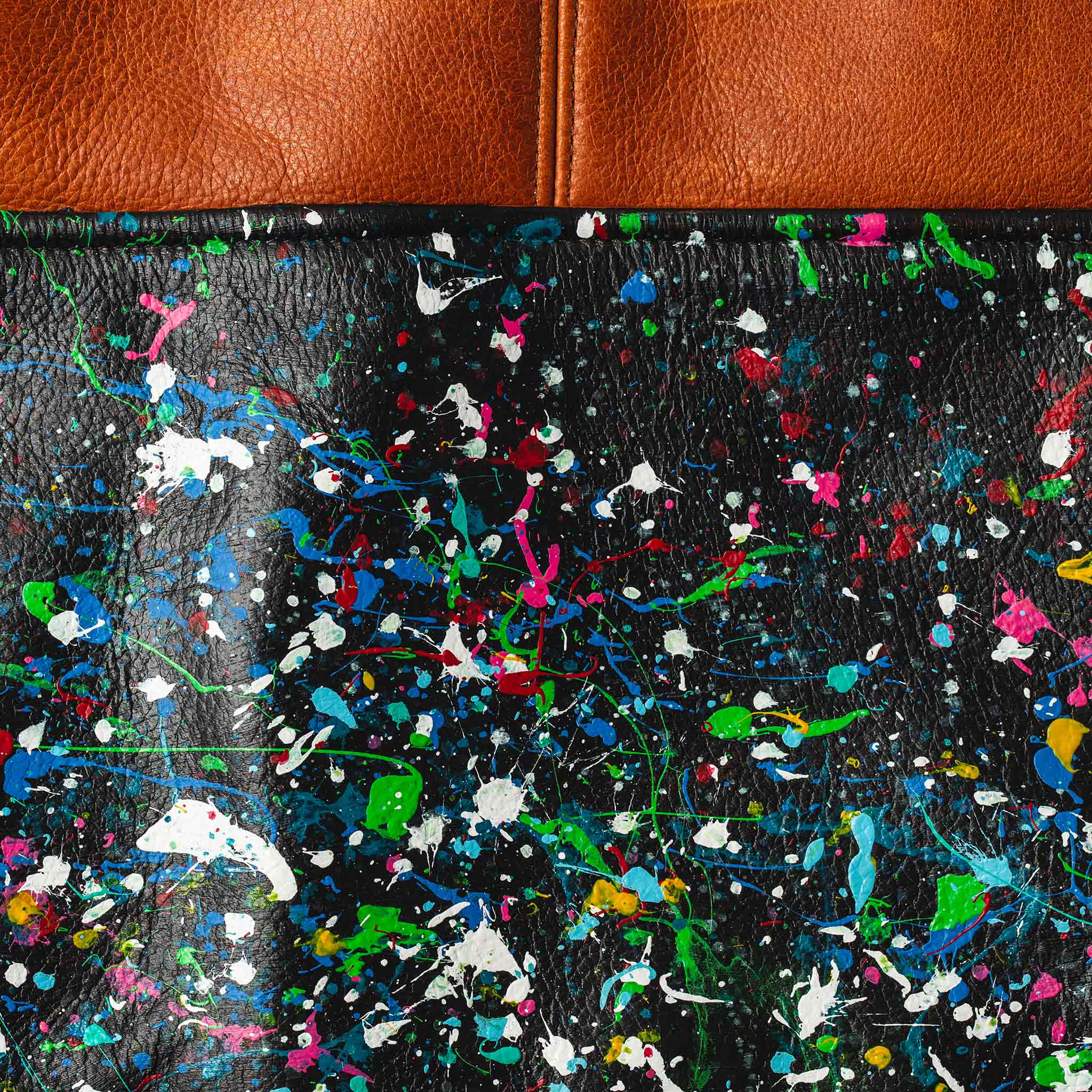 The Moto Jacket in Whiskey & Cosmos - Image 3