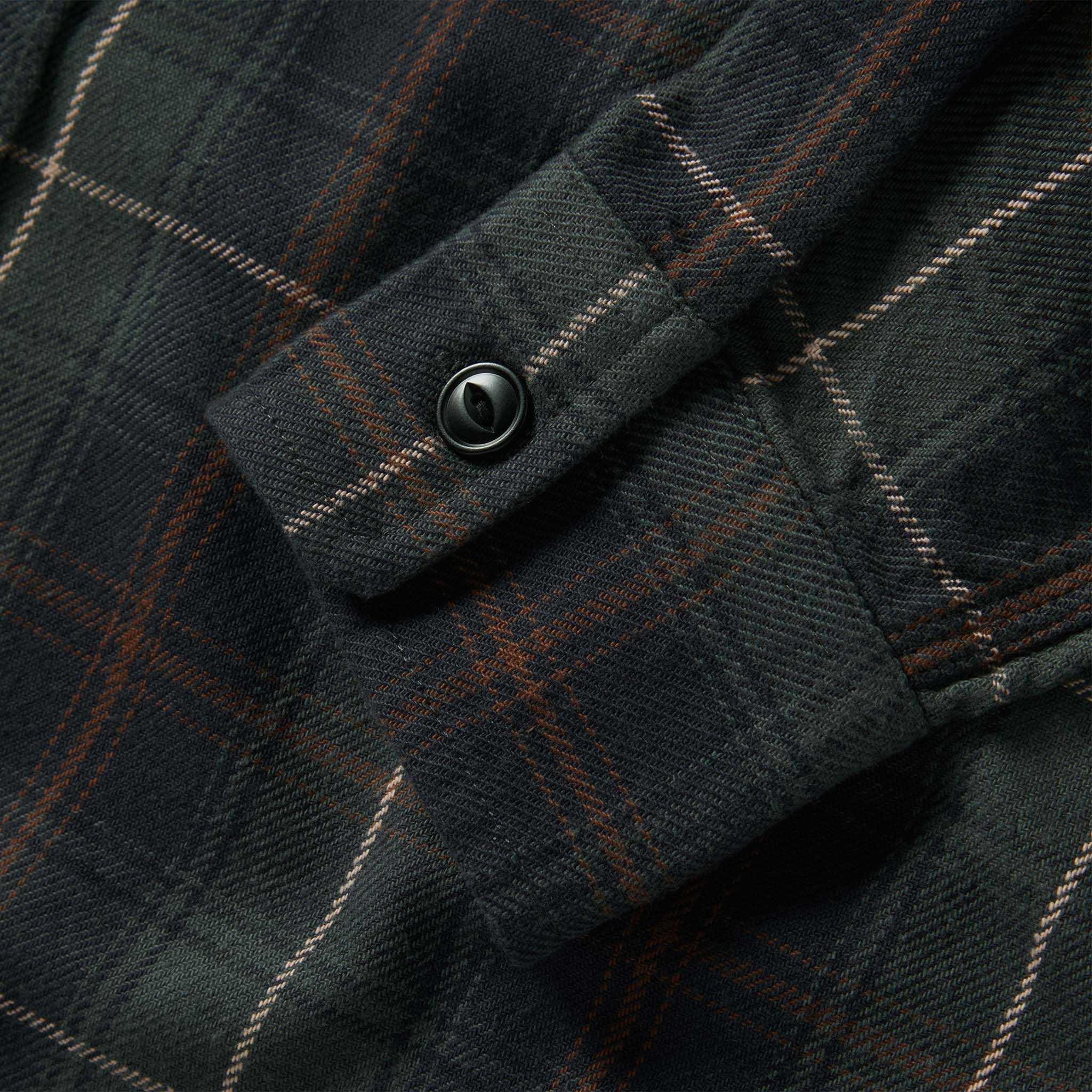 The Moto Utility Shirt in Shale Plaid - Image 6