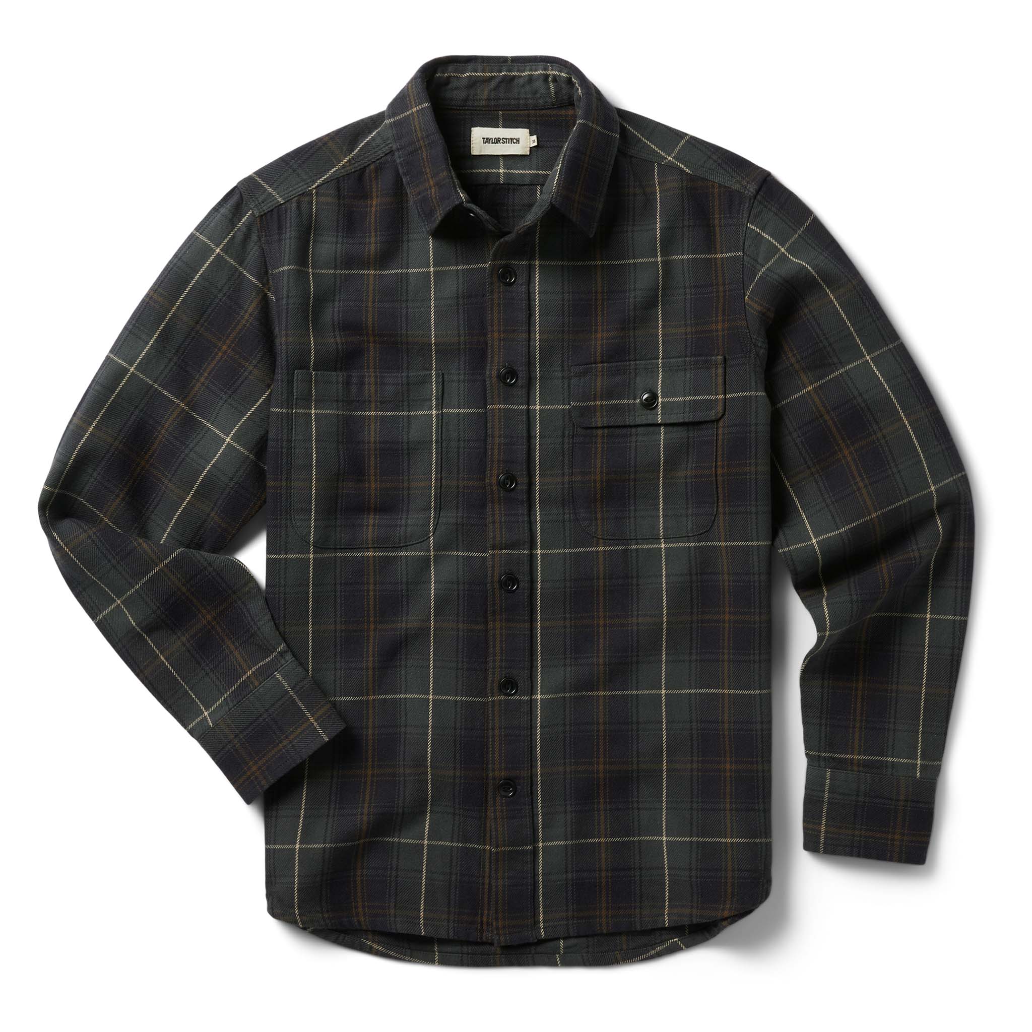 The Moto Utility Shirt in Shale Plaid - Image 7