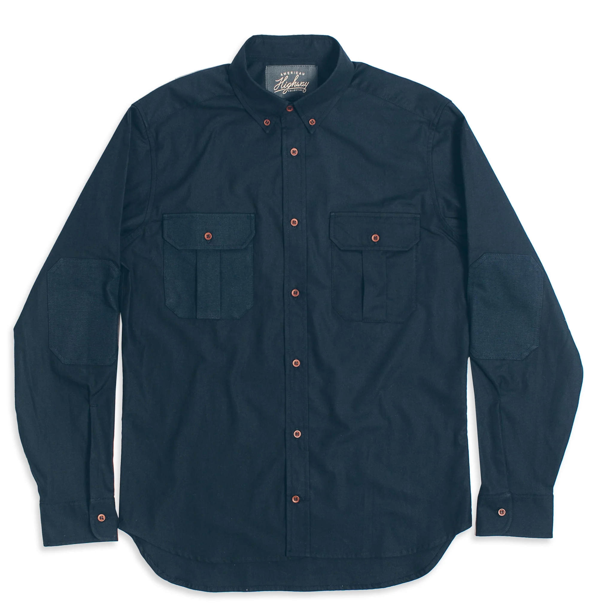 Navy Twill Shotgun Shirt - Image 2