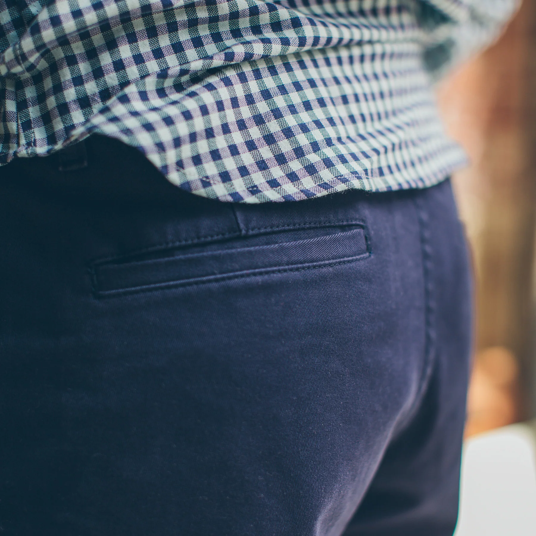 Traveler Shorts in Navy Twill - Image 4