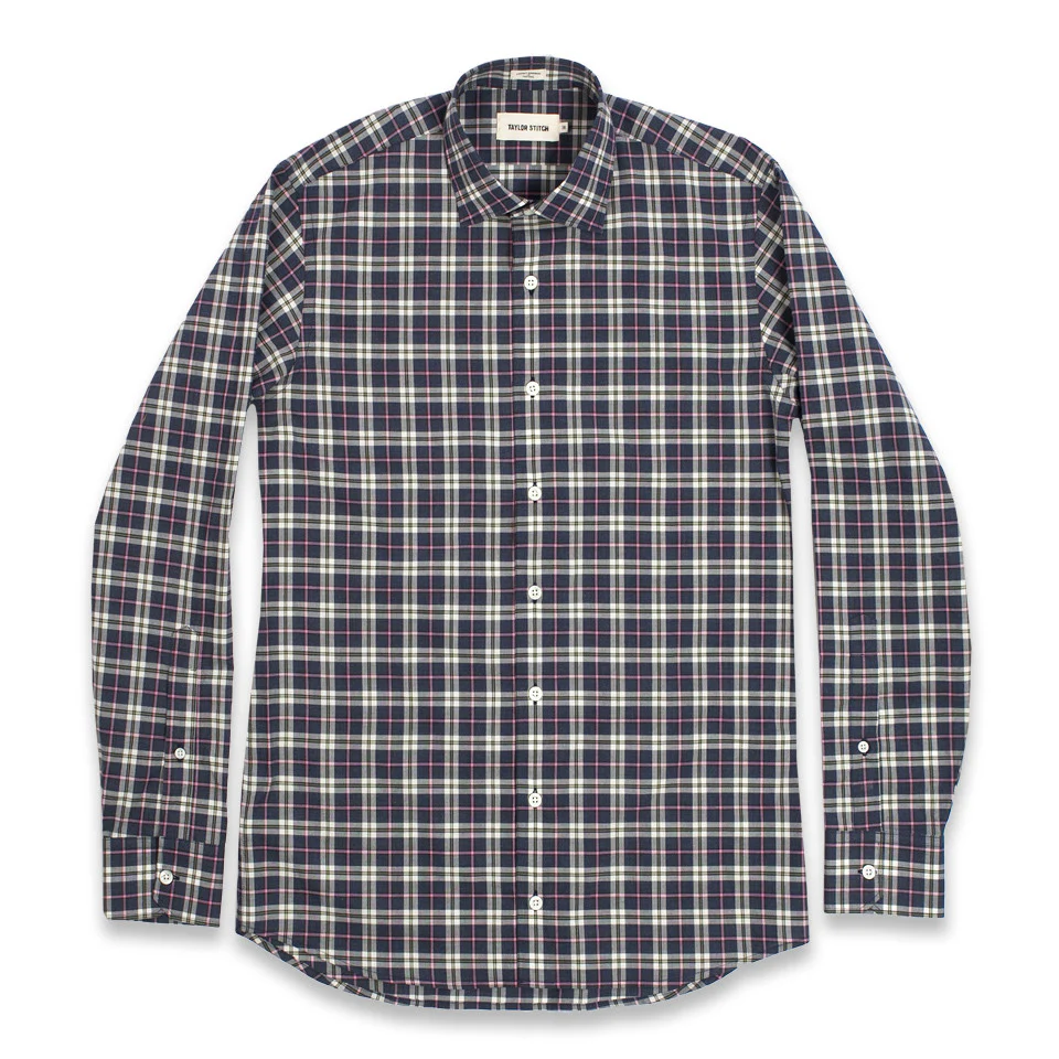 The Hyde in Navy Washed Poplin - Image 3