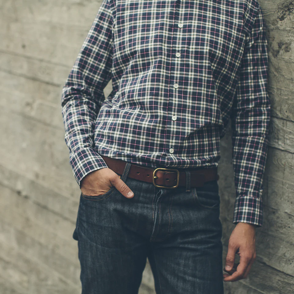 The Hyde in Navy Washed Poplin - Image 5