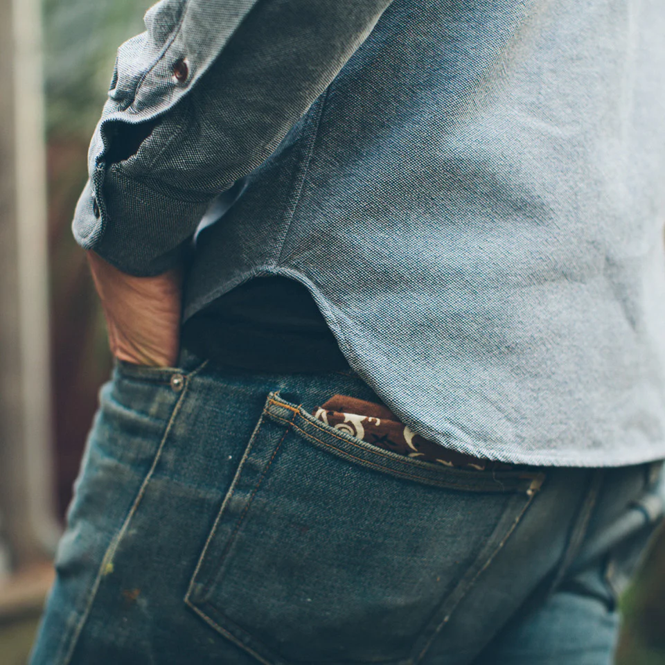 Navy Work Chambray Jack - Image 4