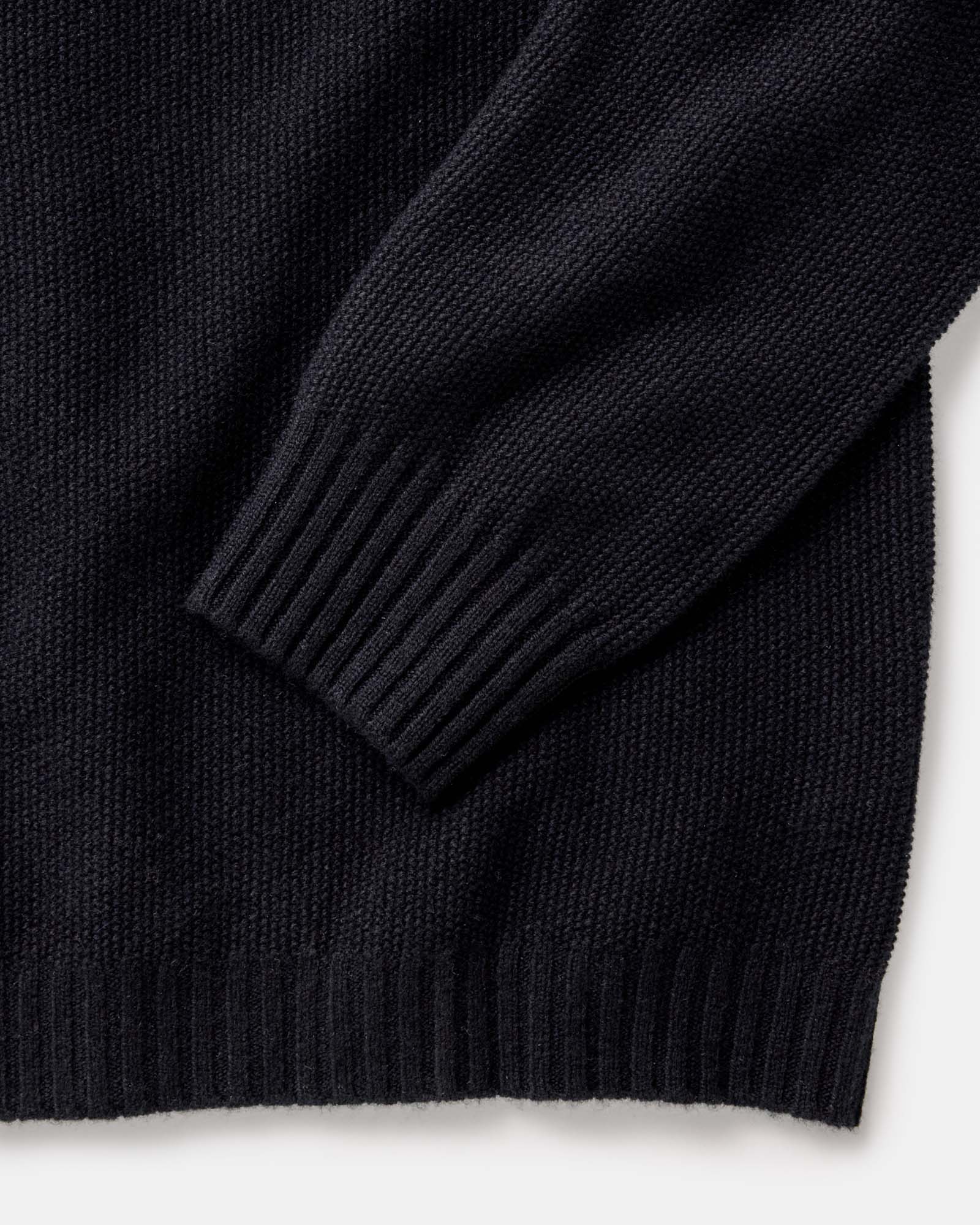 The Newton Sweater Polo in Midnight Merino - Image 5