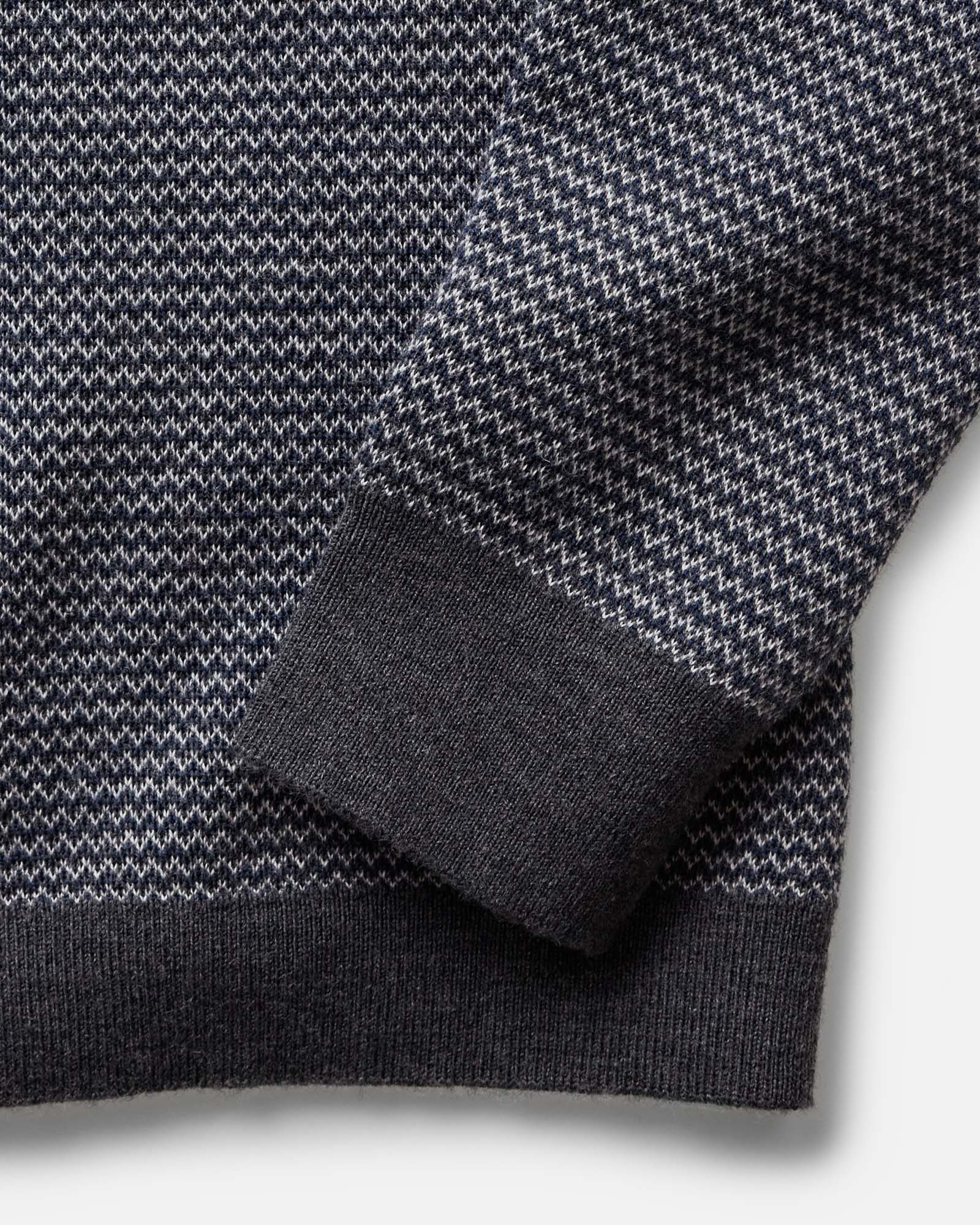 The Nichols Polo in Navy Birdseye Merino - Image 6