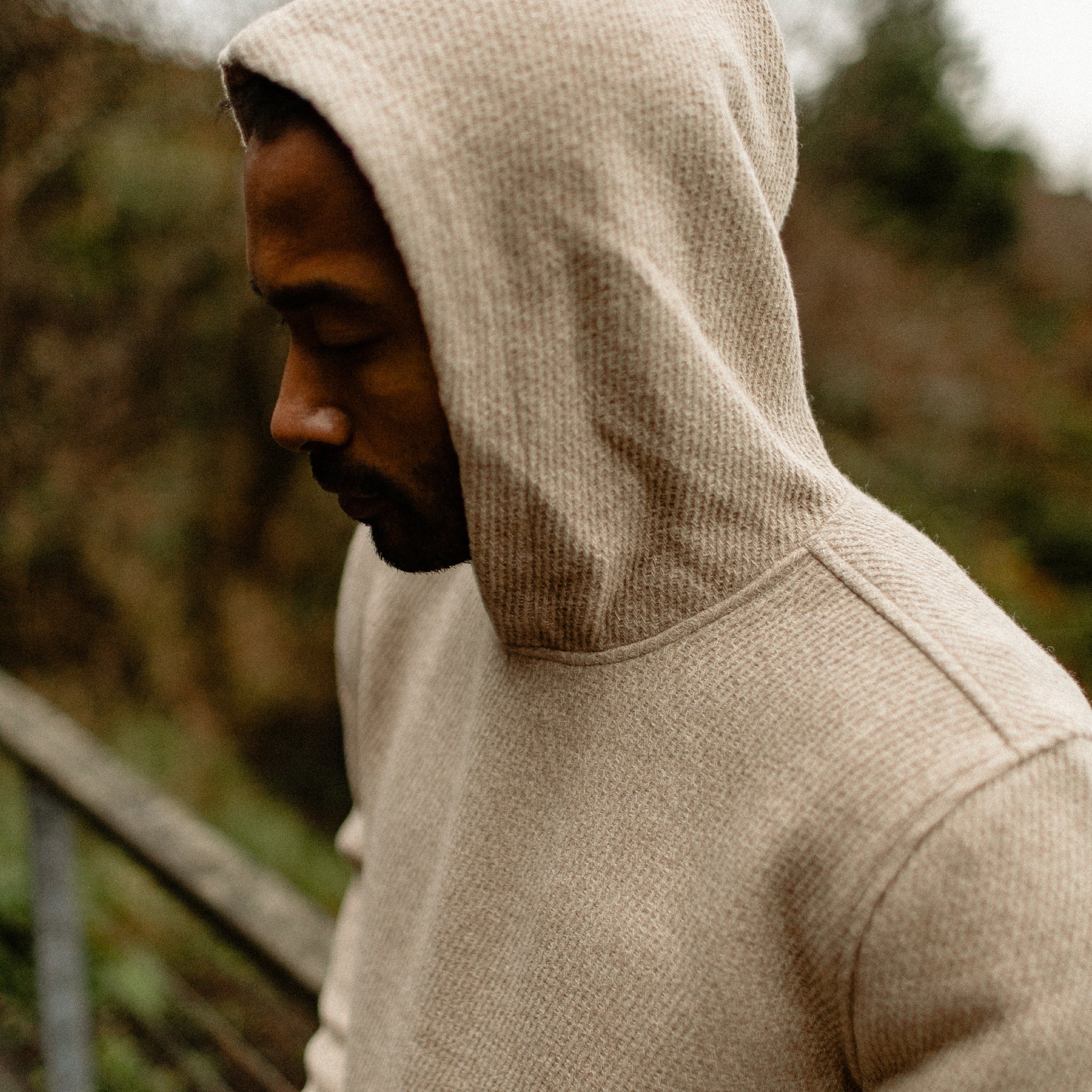 The Nomad Hoodie in Flax Twill - Image 3