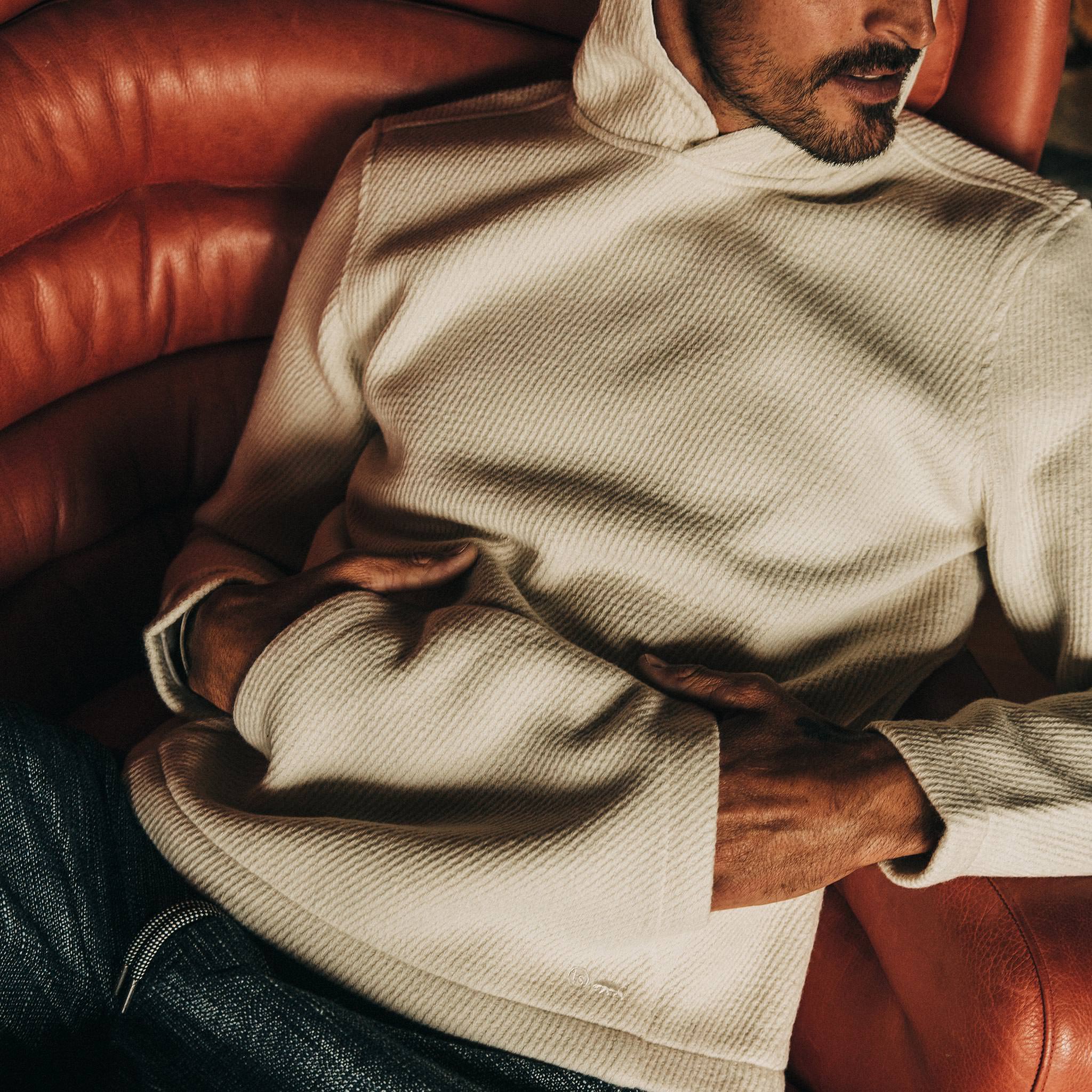 The Nomad Hoodie in Natural Twill - Image 3