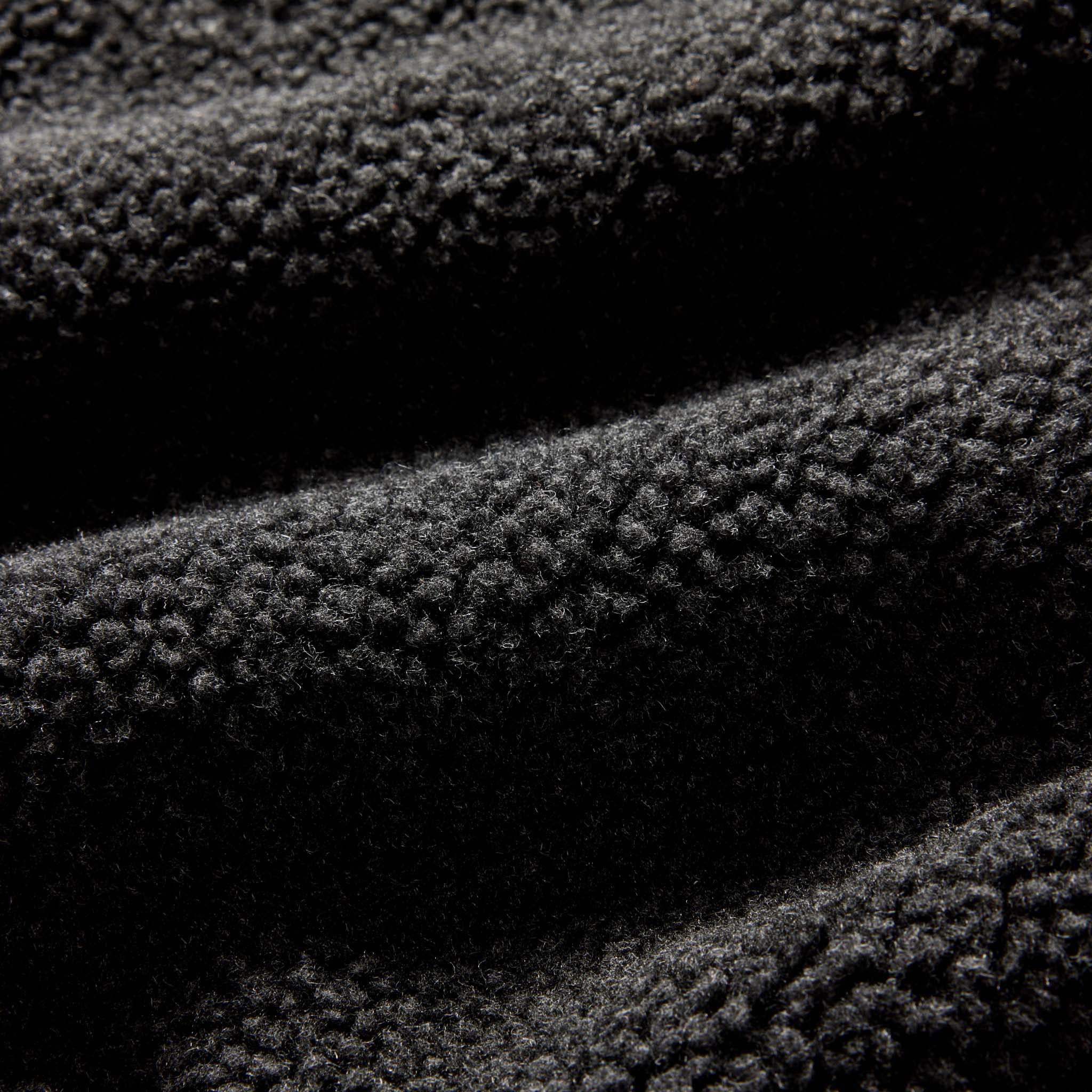 The Nomad Pullover in Charcoal Heather Sherpa - Image 6