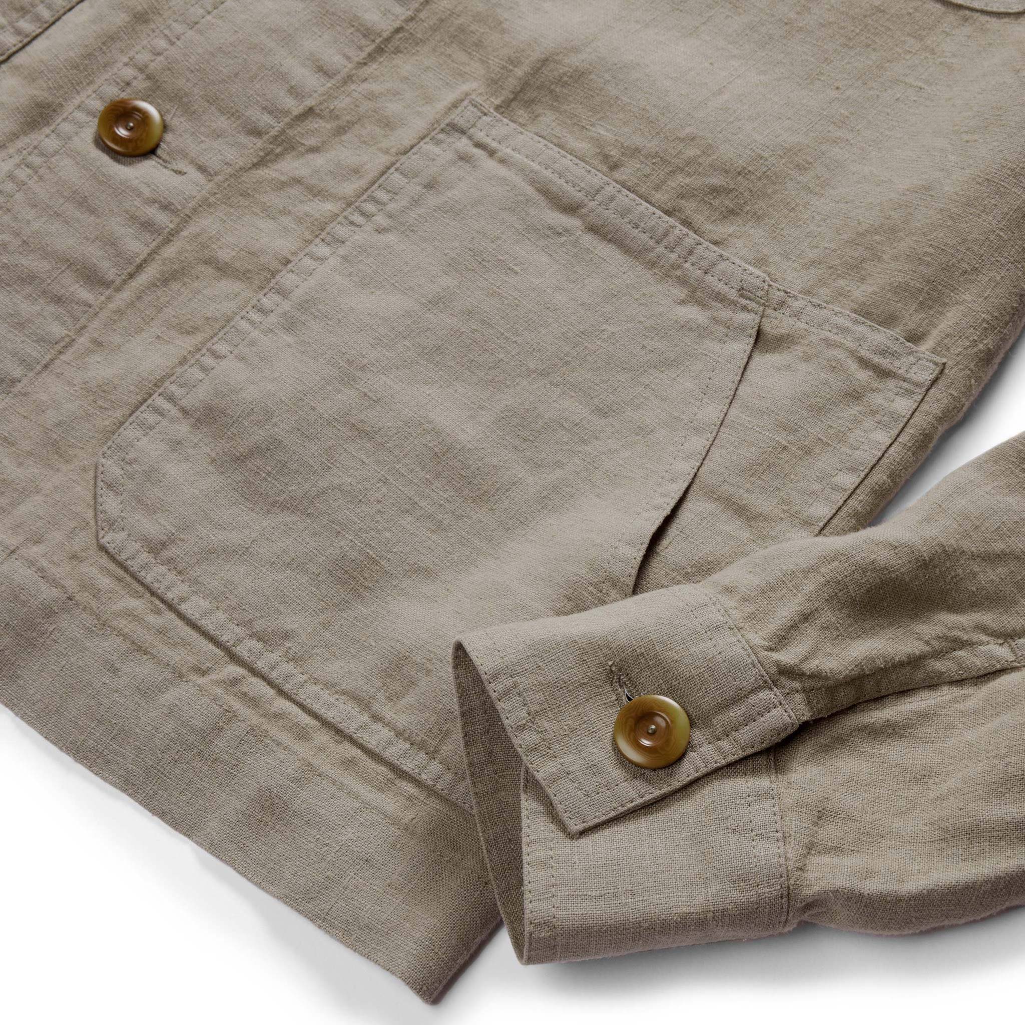The Ojai Jacket in Arid Eucalyptus Hemp - Image 5
