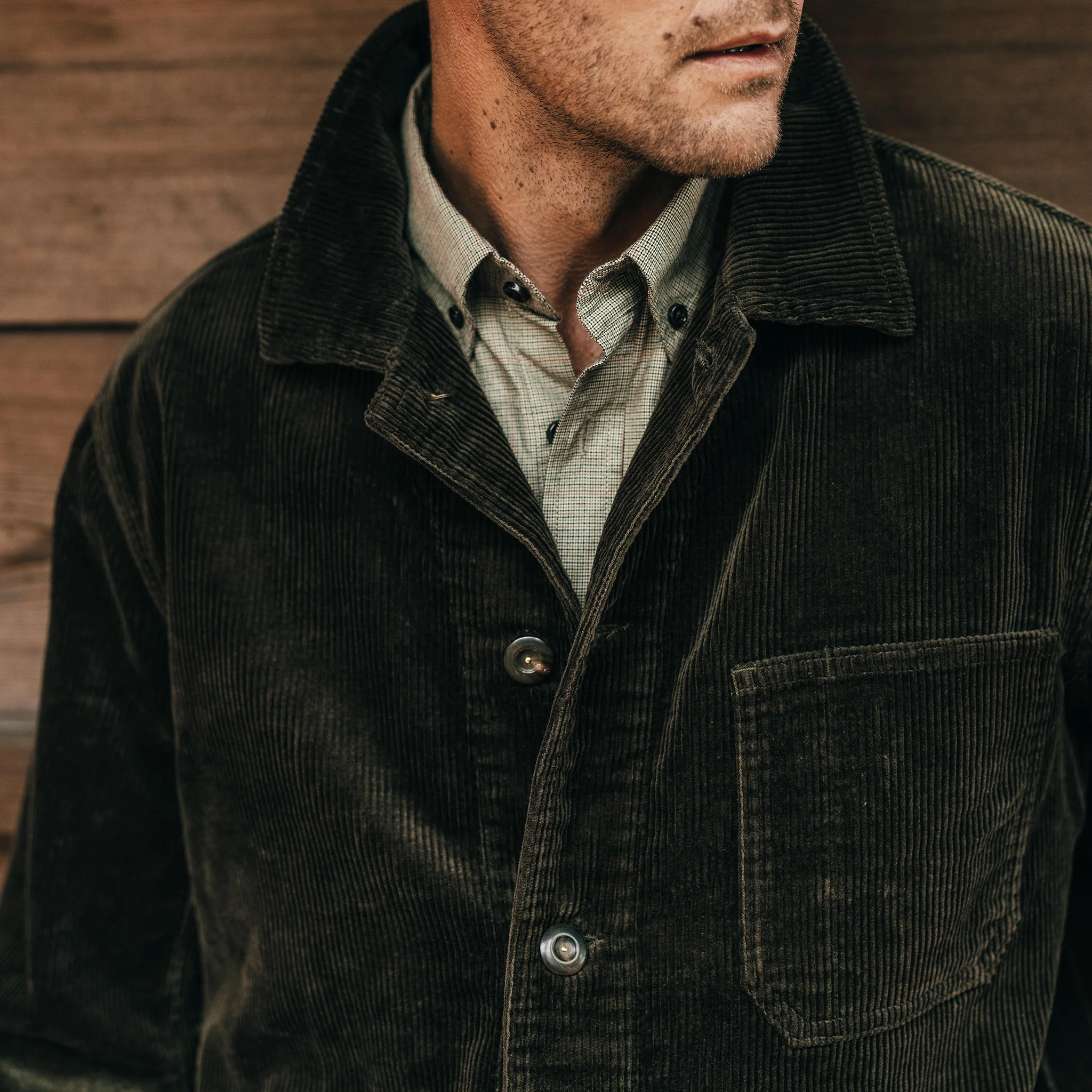 The Ojai Jacket in Army Cord - Image 3