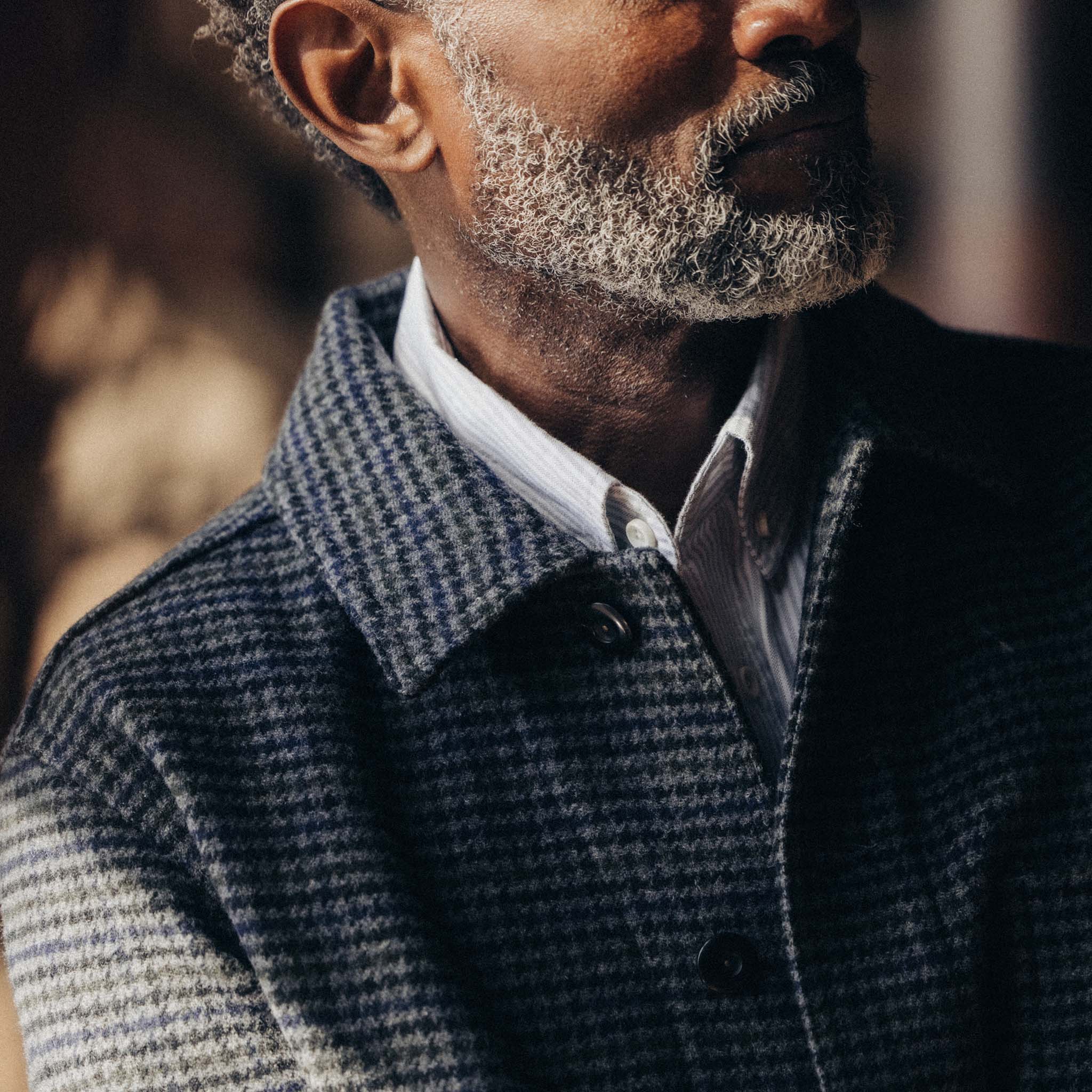 The Ojai Jacket in Ash Guncheck Wool - Image 3