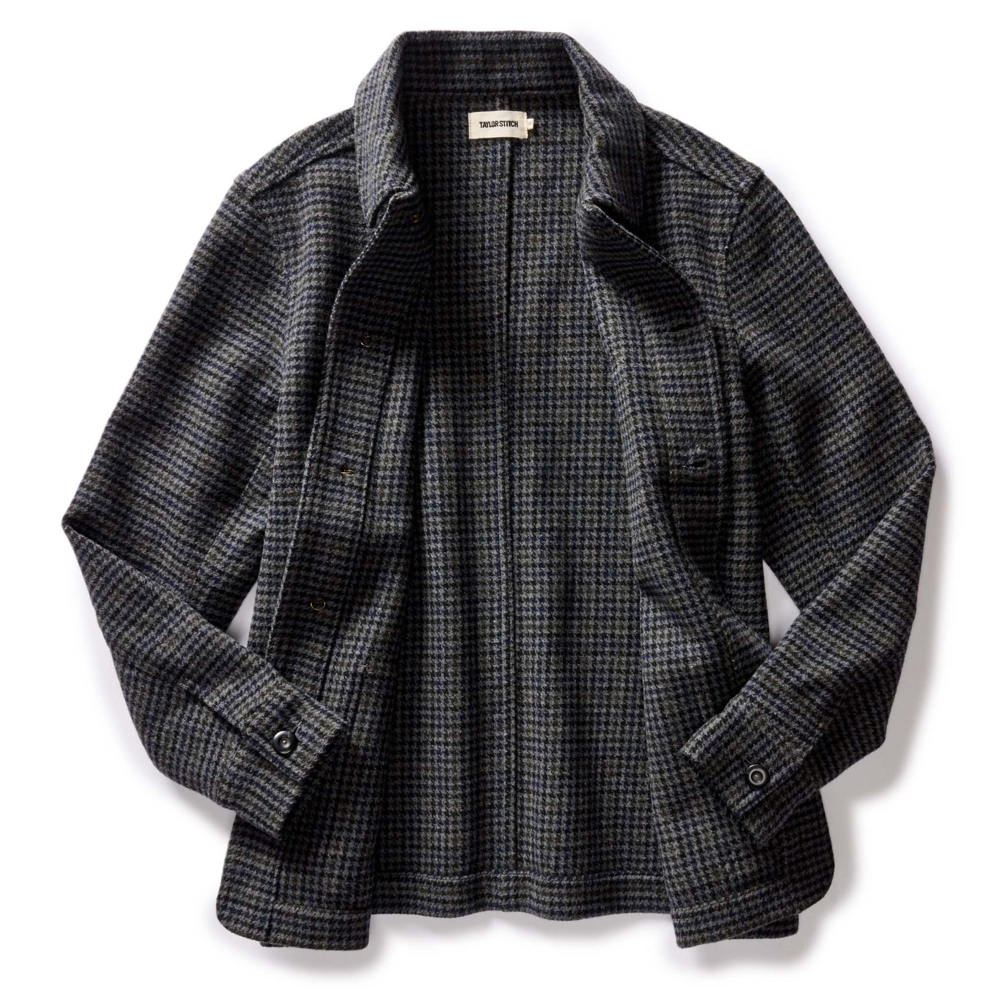 The Ojai Jacket in Ash Guncheck Wool - Image 5