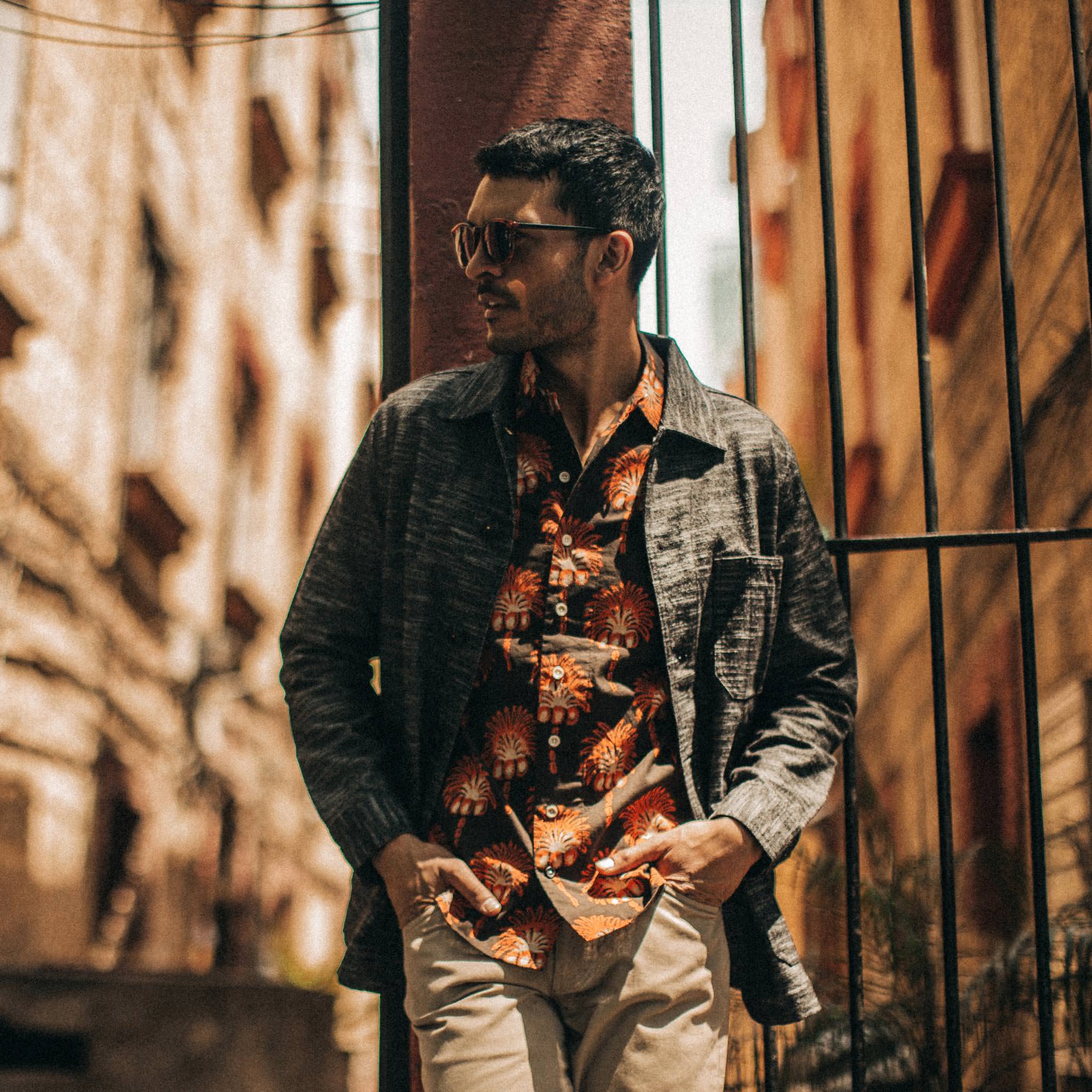 The Ojai Jacket in Black Cross Dye - Image 2
