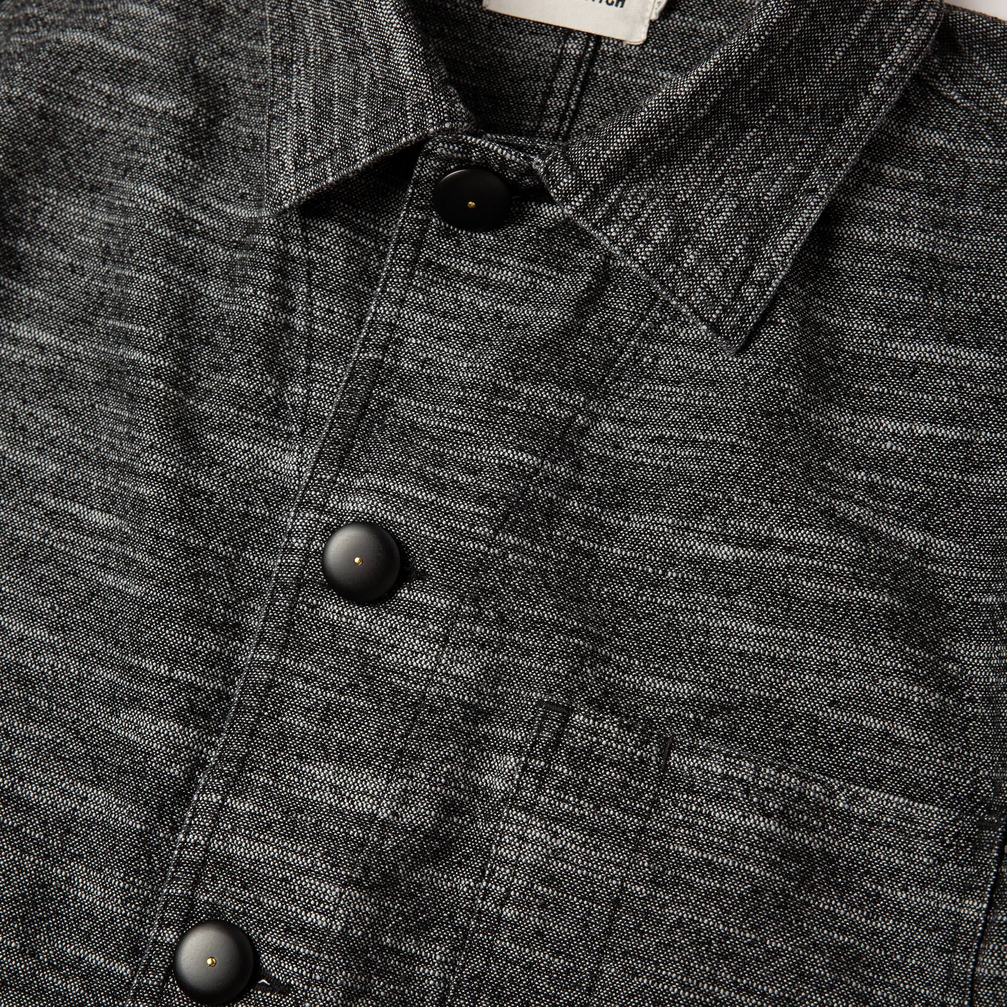 The Ojai Jacket in Black Cross Dye - Image 7