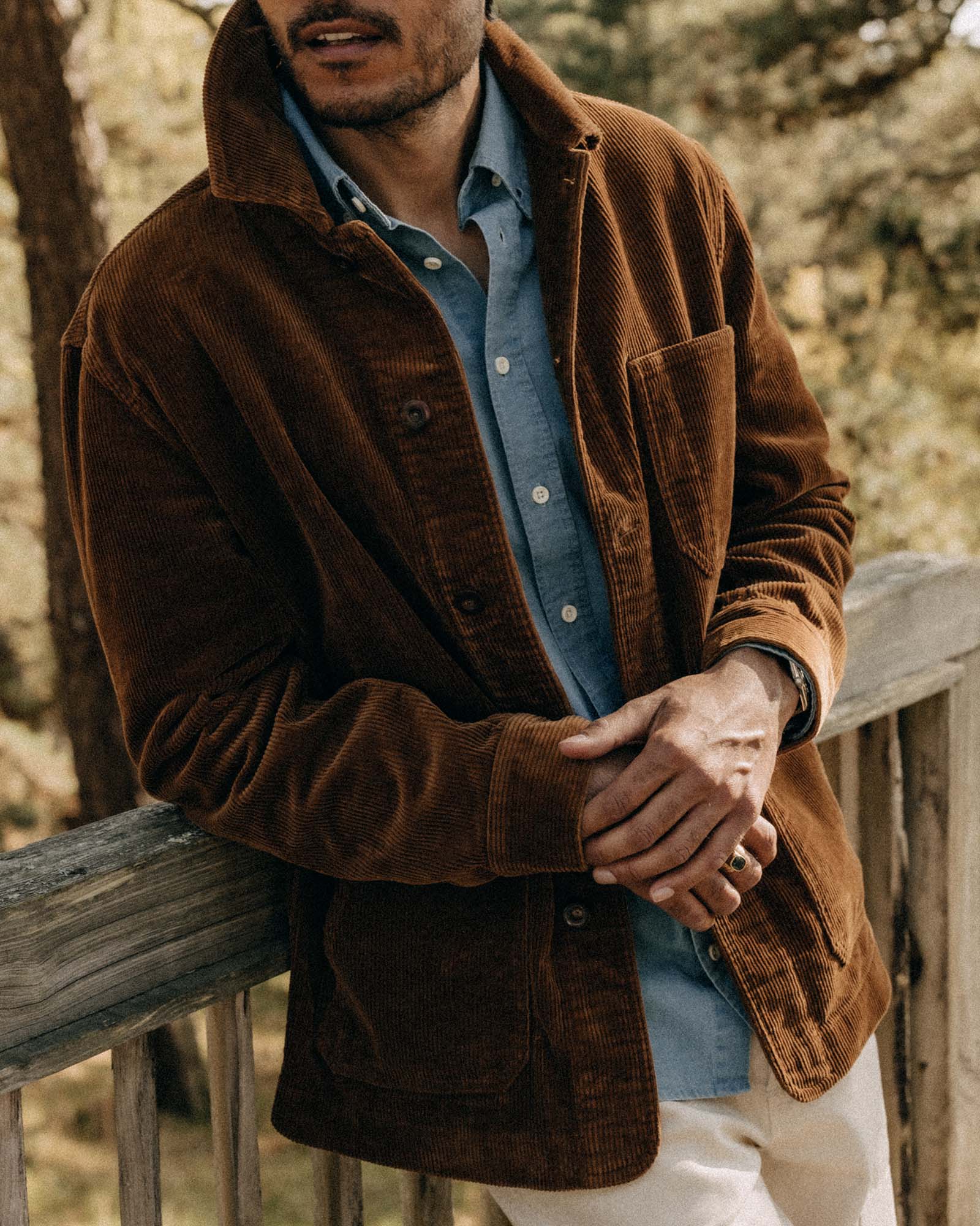 The Ojai Jacket in Bourbon Corduroy - Image 4