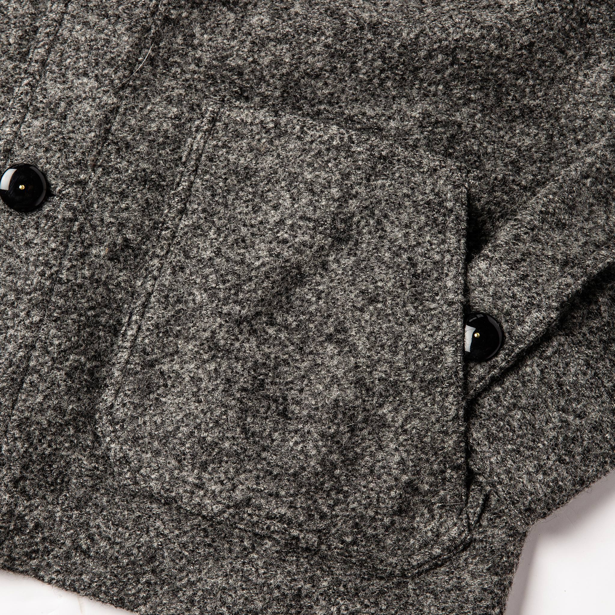 The Ojai Jacket in Charcoal Wool - Image 9