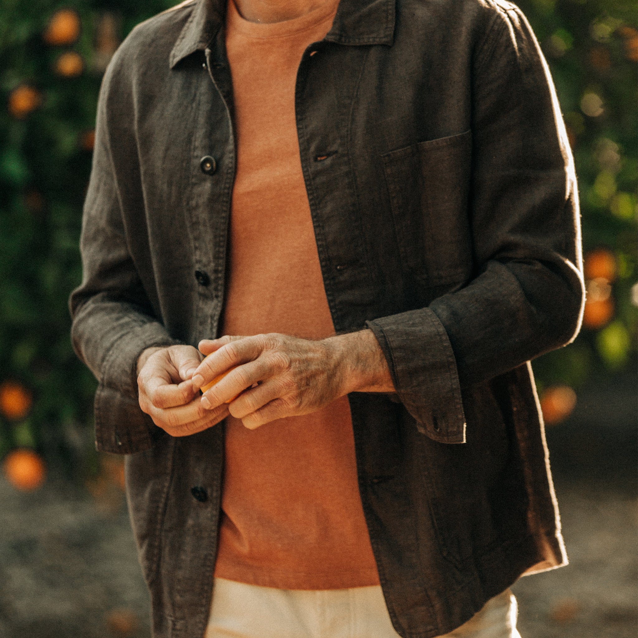 The Ojai Jacket in Espresso Hemp - Image 4