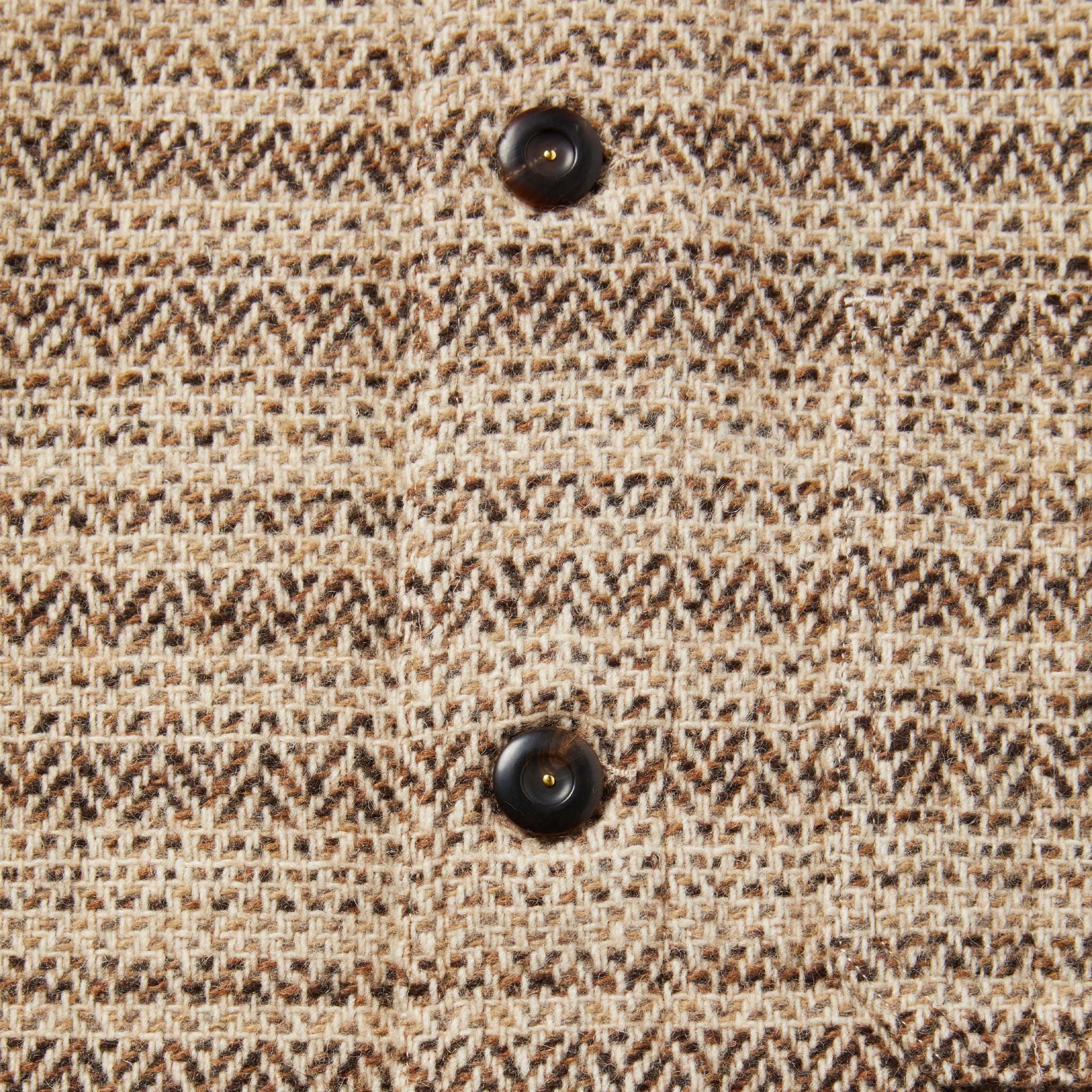 The Ojai Jacket in Espresso Herringbone Wool - Image 7