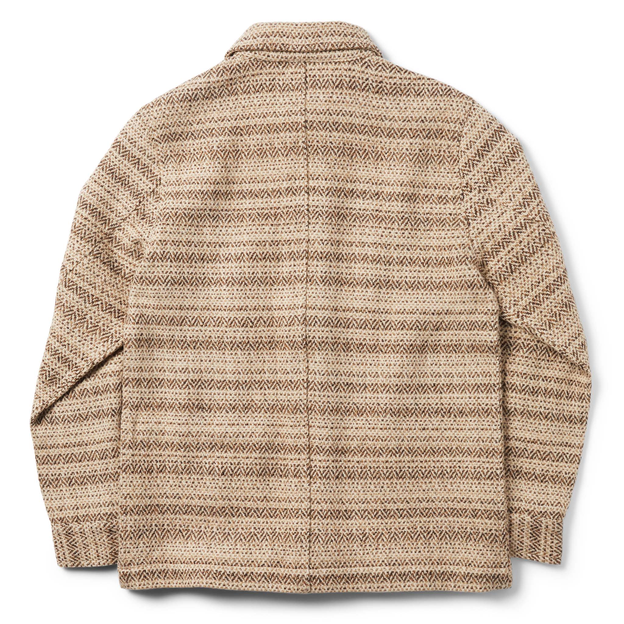 The Ojai Jacket in Espresso Herringbone Wool - Image 8
