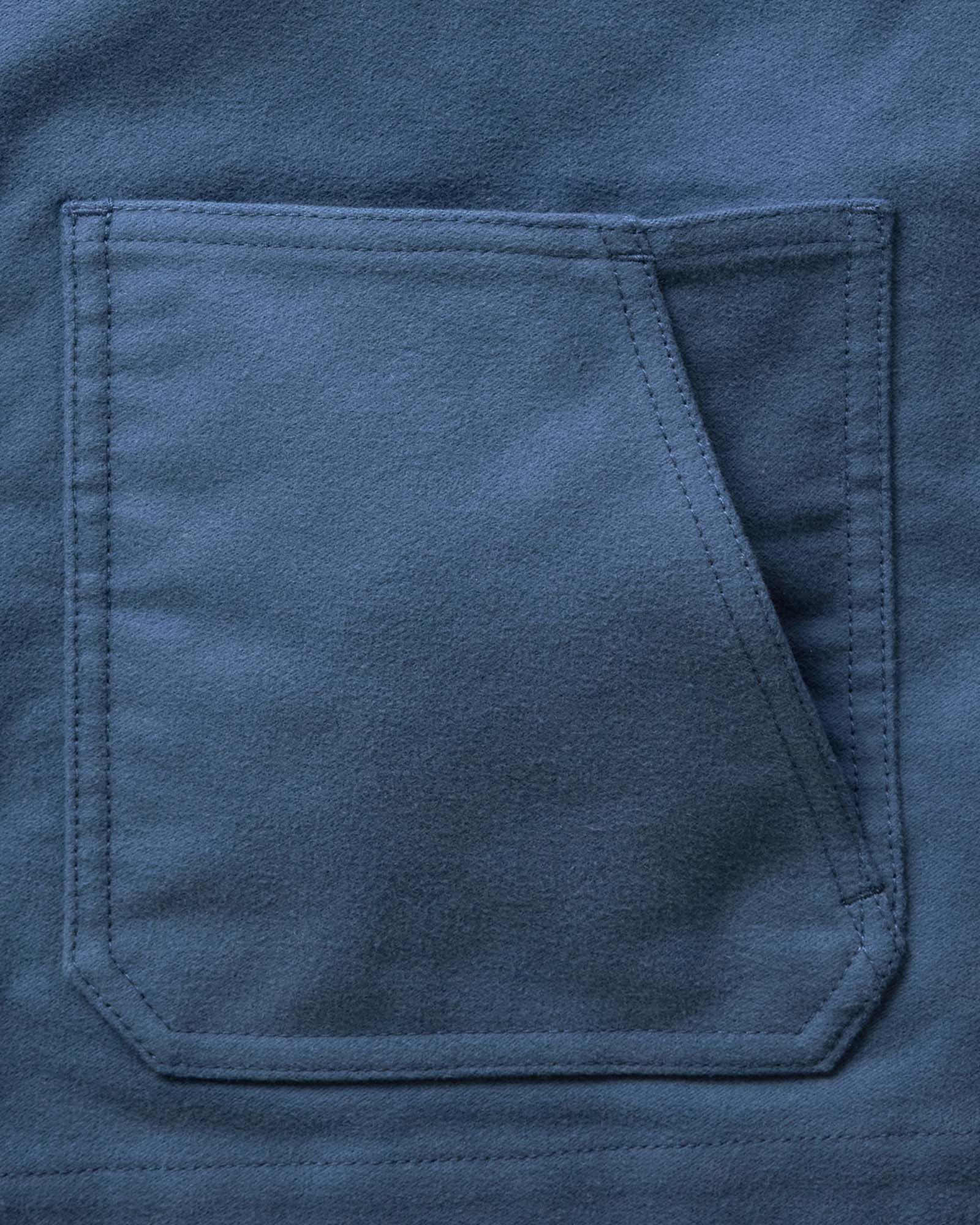 The Ojai Jacket in French Blue Moleskin - Image 7
