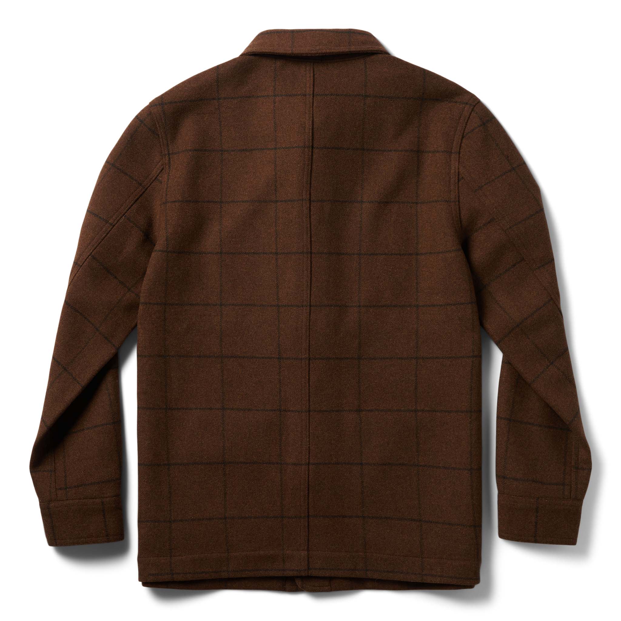 The Ojai Jacket in Ginger Check Wool - Image 7