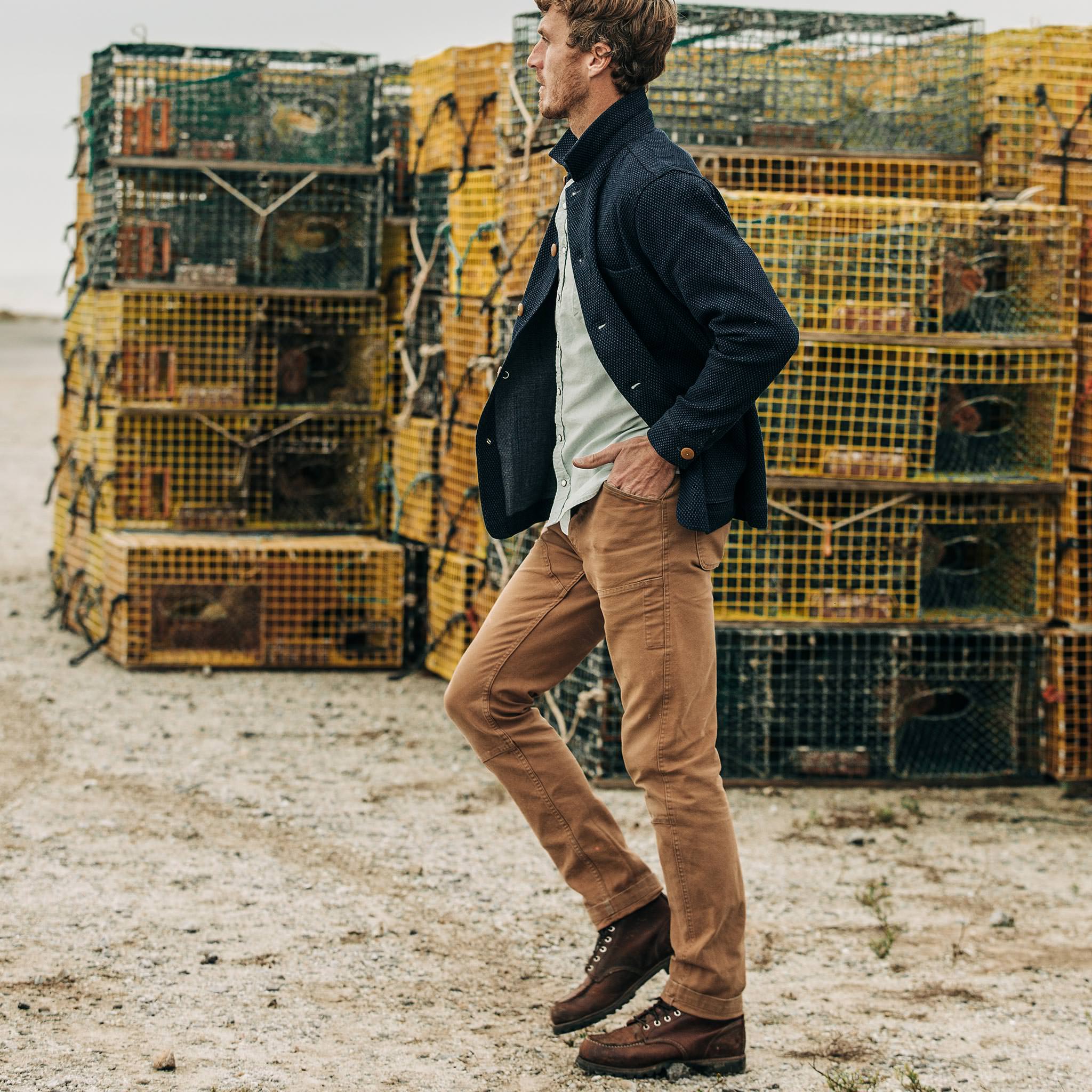 The Ojai Jacket in Indigo Diamond Plate - Image 5