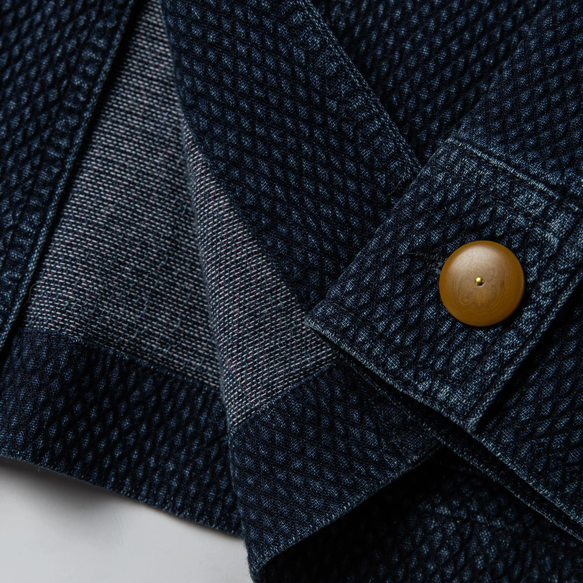 The Ojai Jacket in Indigo Diamond Plate - Image 8