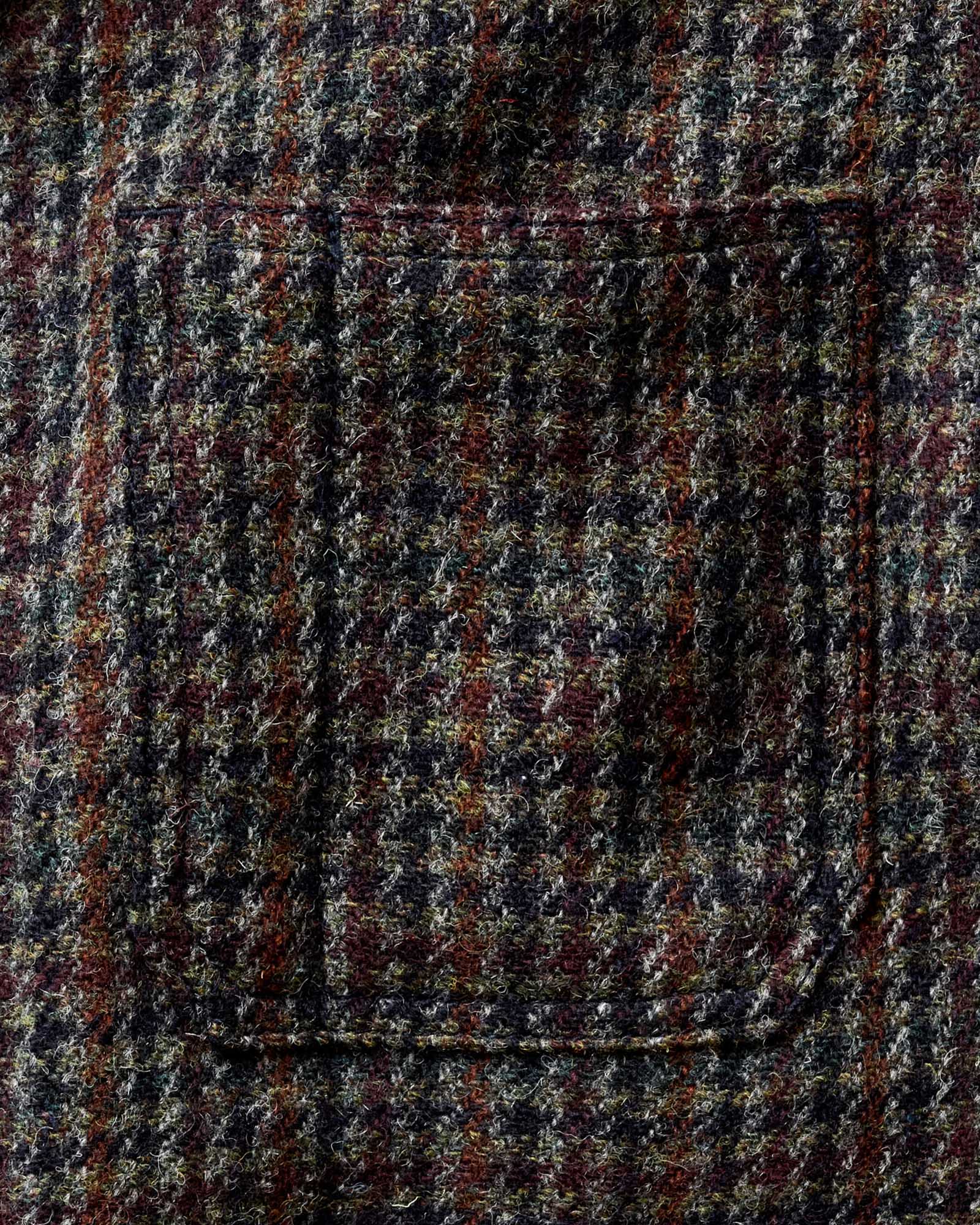 The Ojai Jacket in Marsh Guncheck Harris Tweed Wool - Image 7
