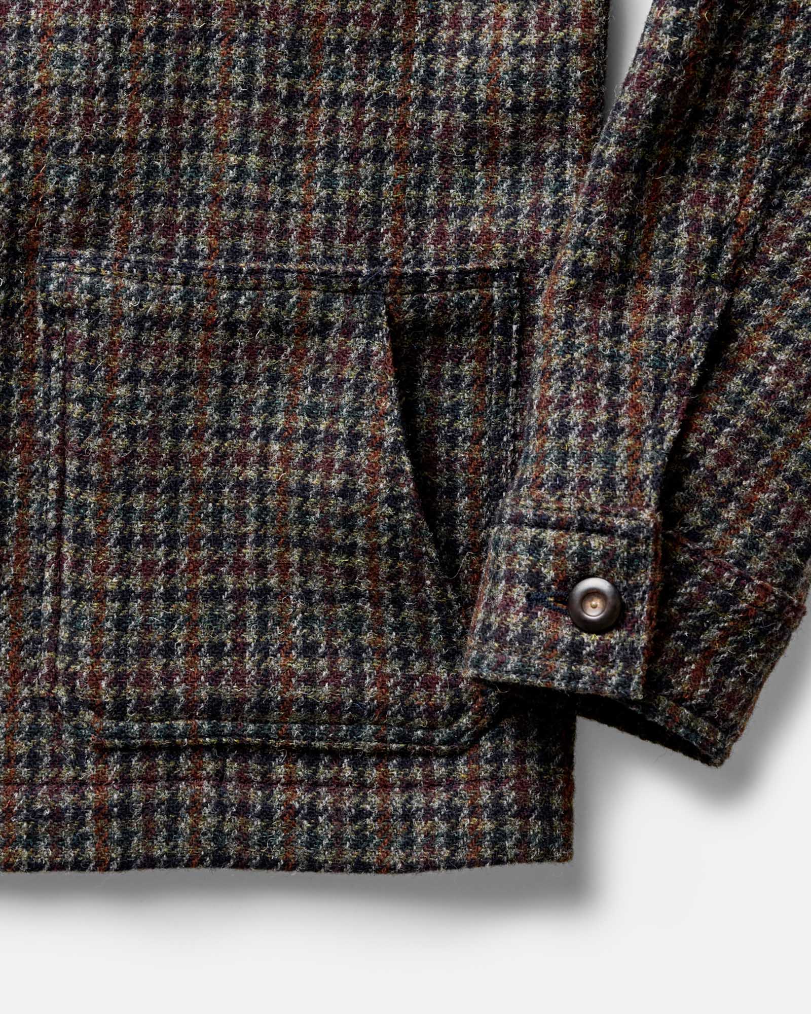 The Ojai Jacket in Marsh Guncheck Harris Tweed Wool - Image 8