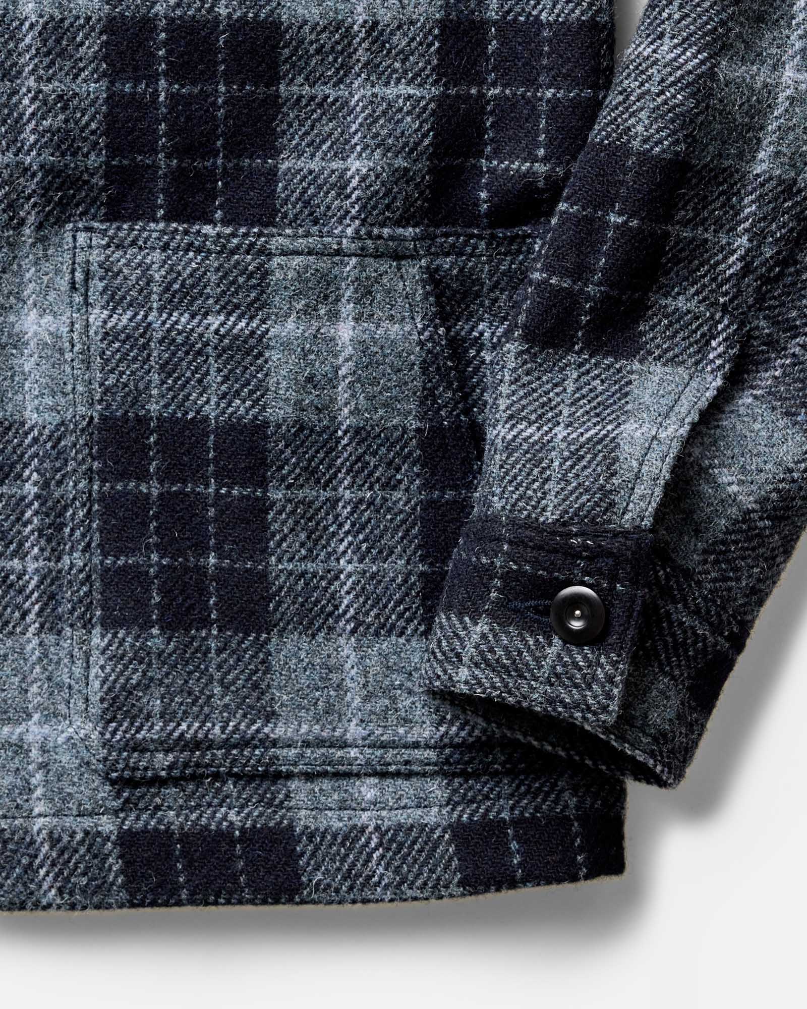 The Ojai Jacket in Midnight Tartan Harris Tweed Wool - Image 6