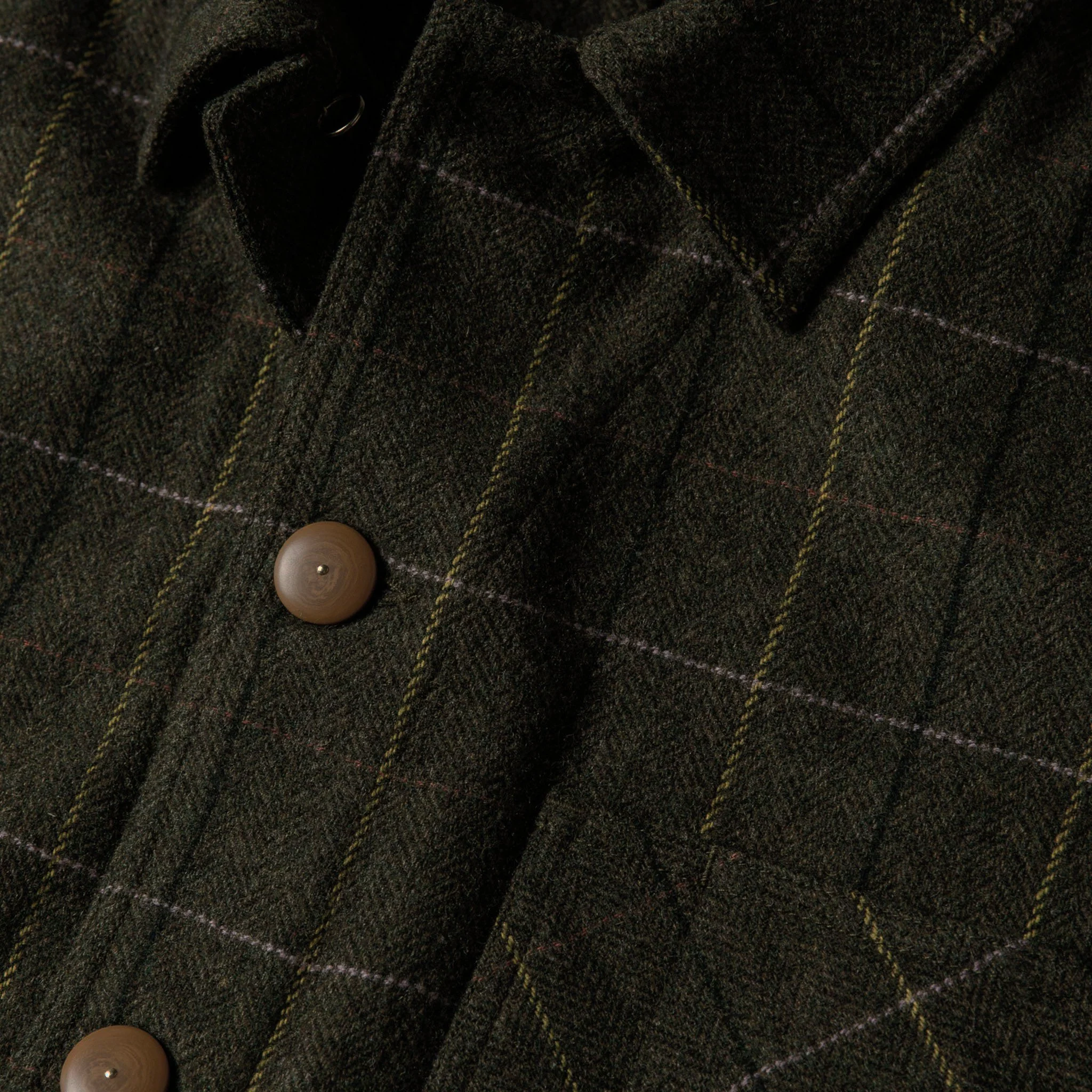 The Ojai Jacket in Olive Tweed Herringbone - Image 7