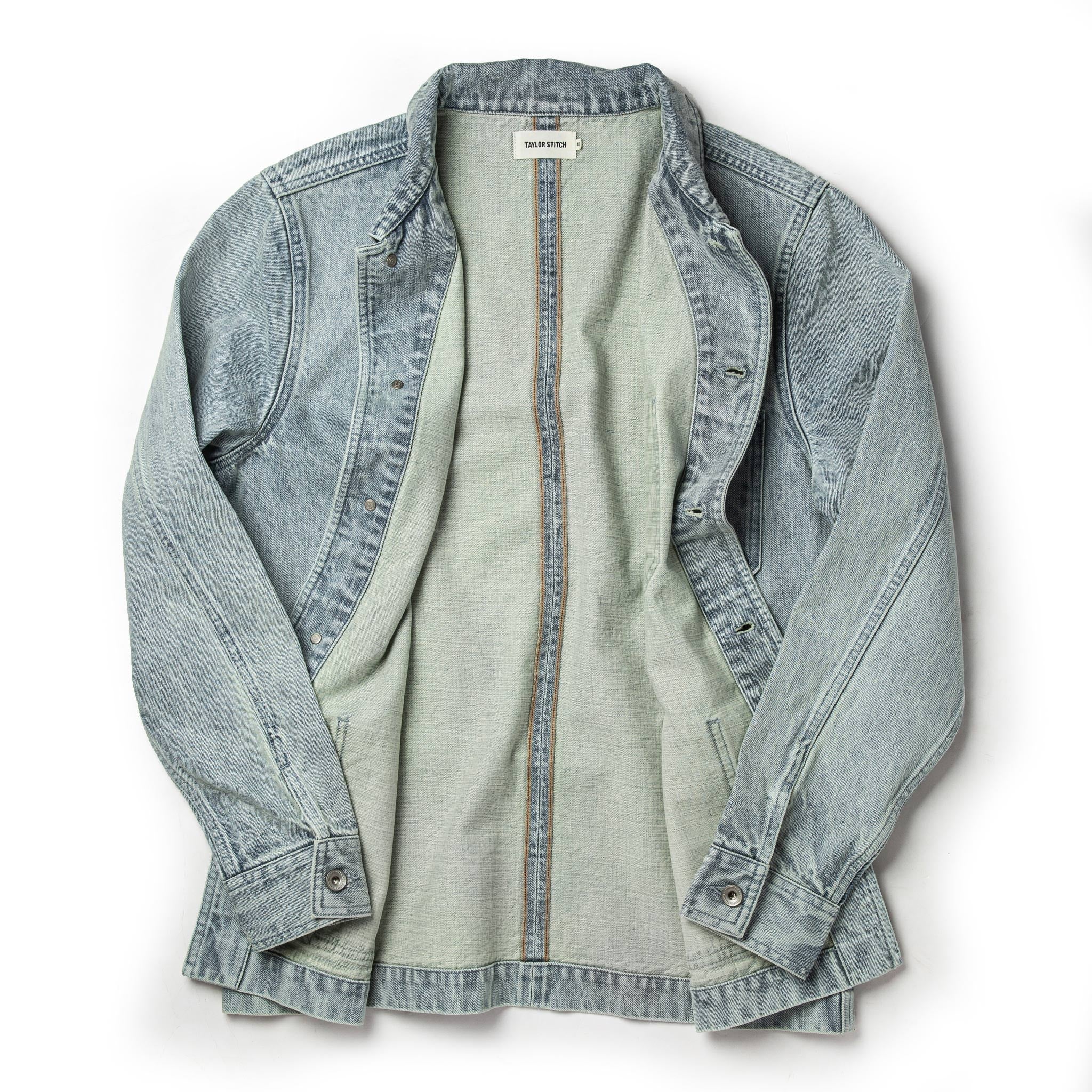 The Ojai Jacket in Washed Denim - Image 10