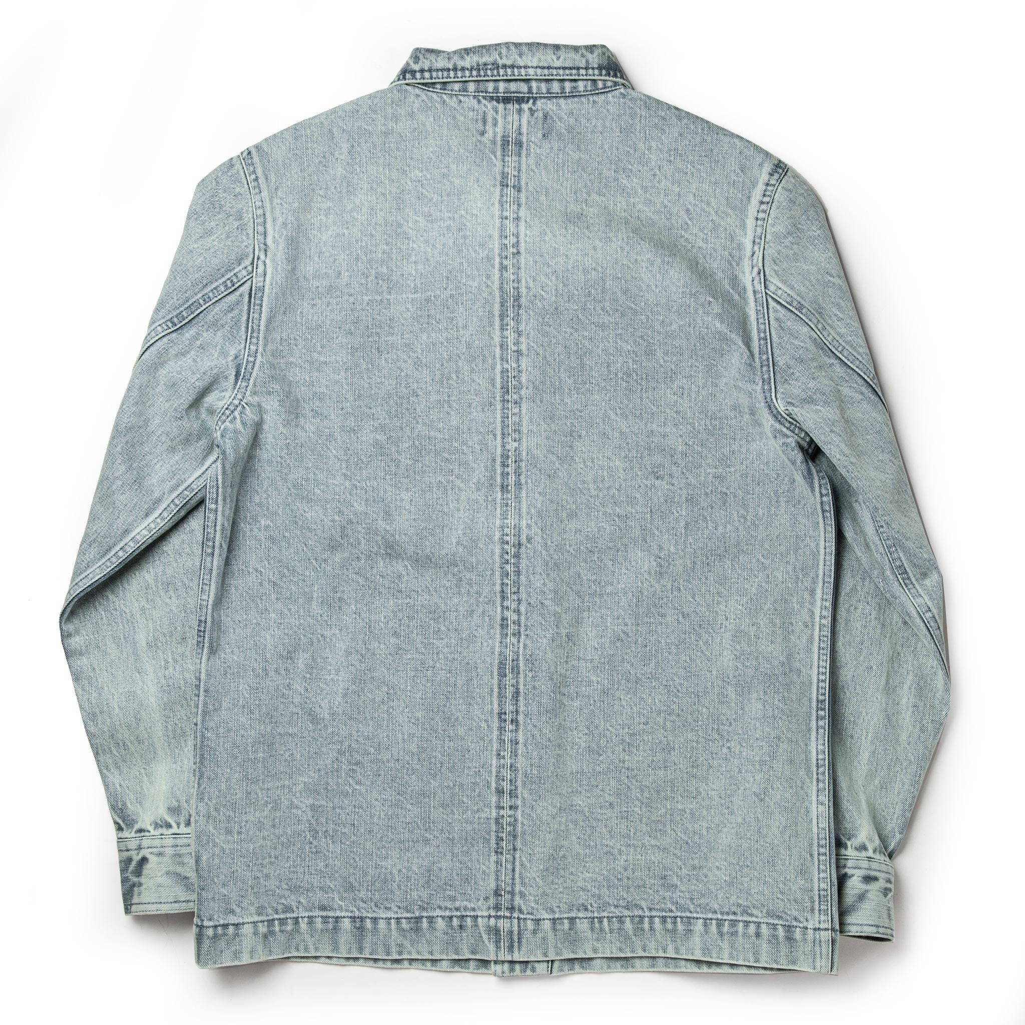 The Ojai Jacket in Washed Denim - Image 11