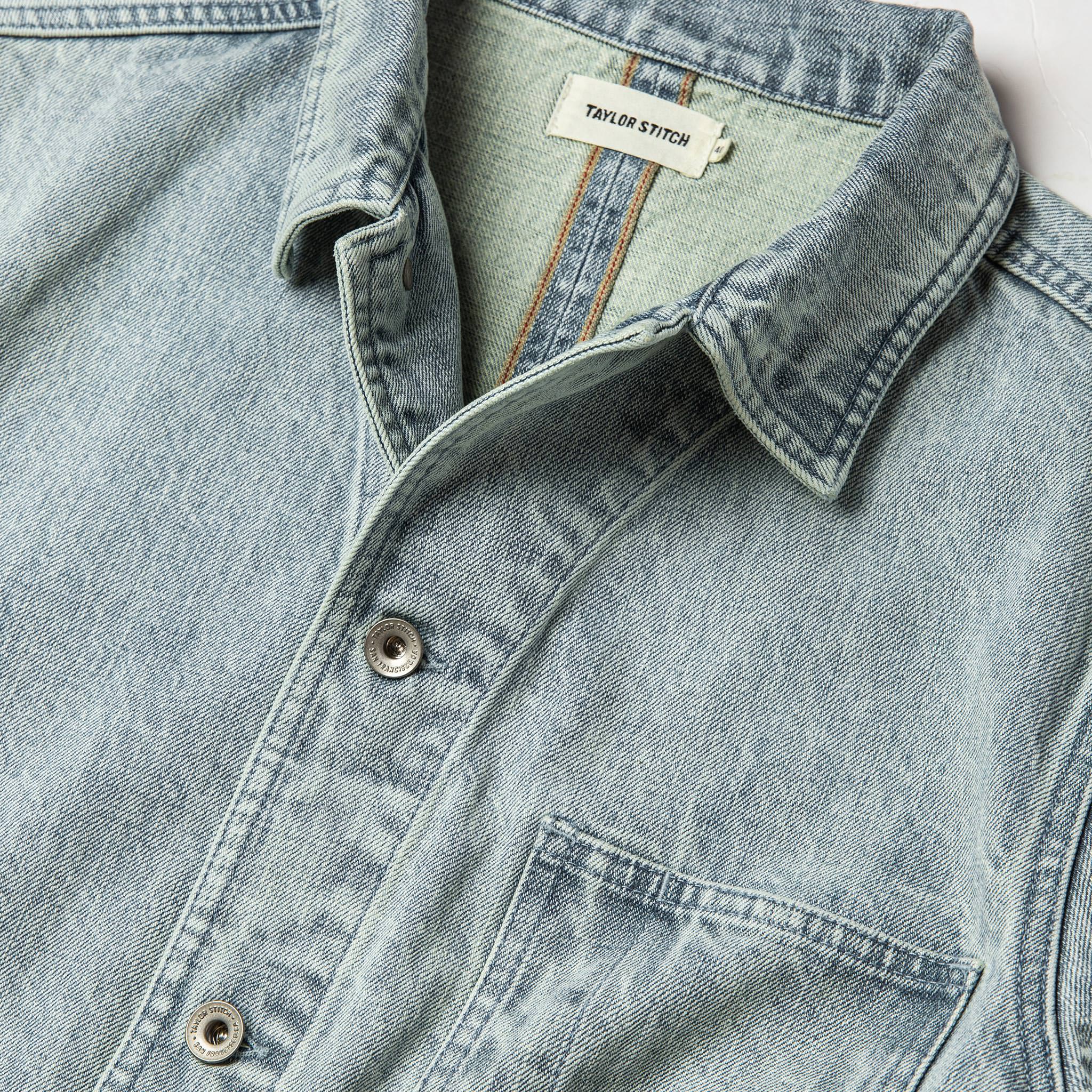The Ojai Jacket in Washed Denim - Image 6