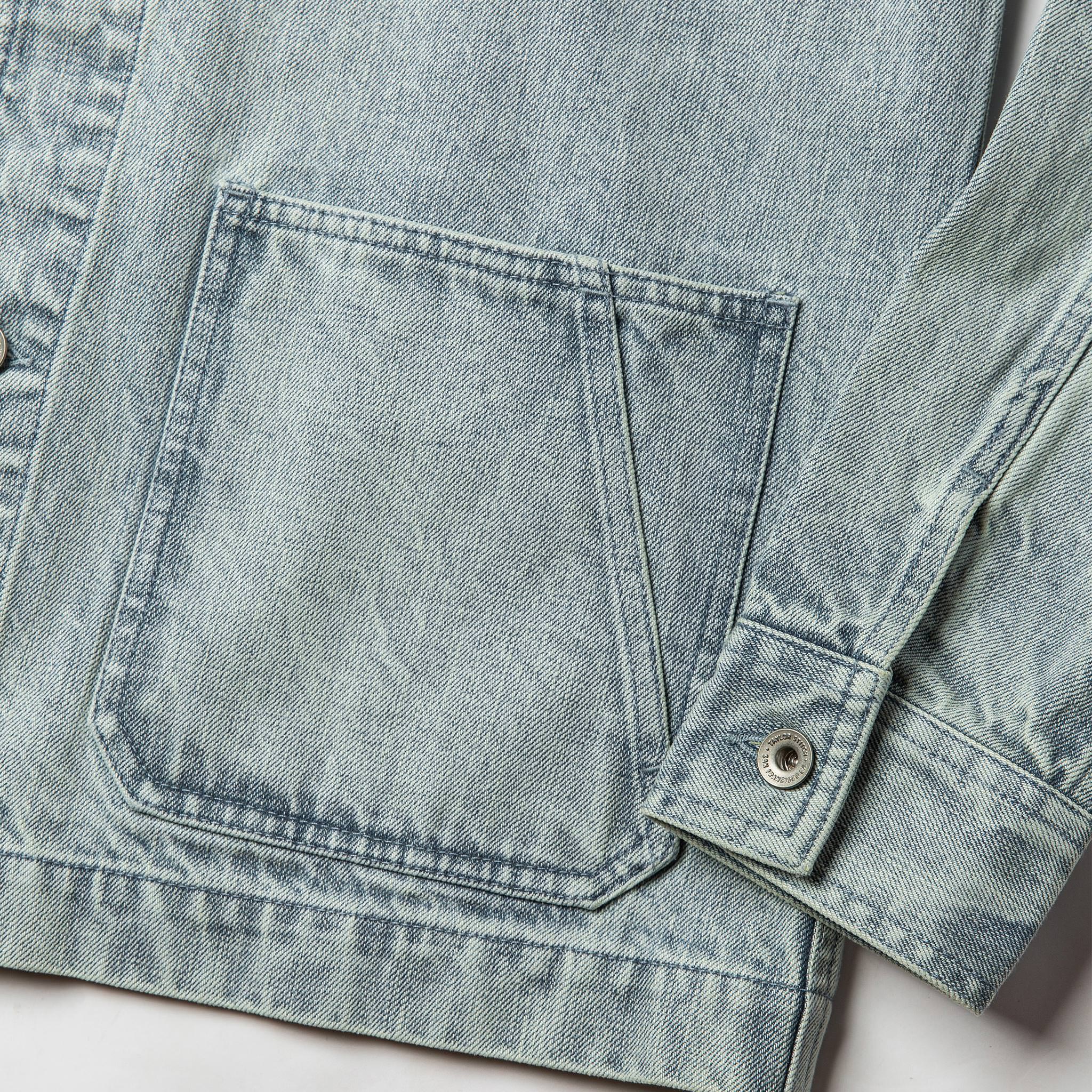 The Ojai Jacket in Washed Denim - Image 8