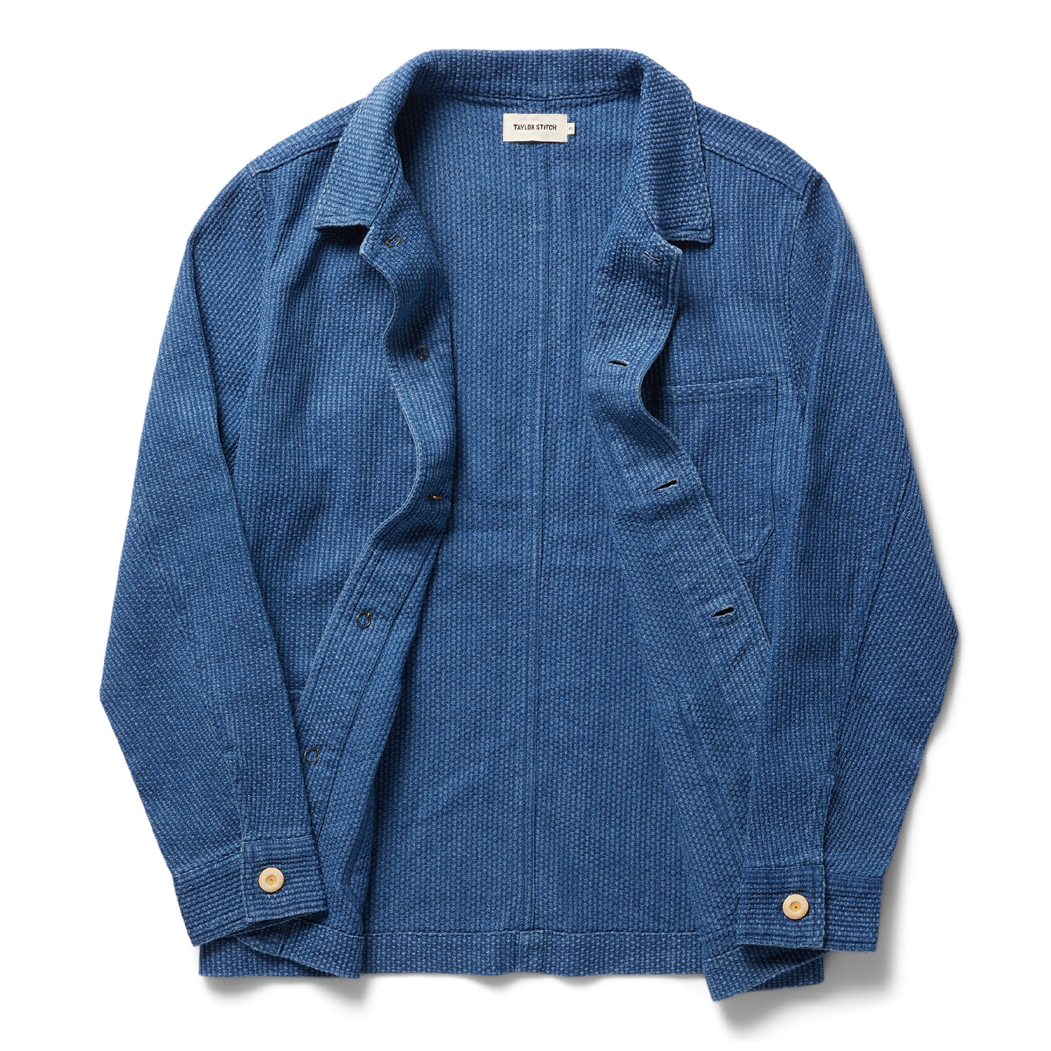 The Ojai Jacket in Washed Indigo Sashiko - Image 9