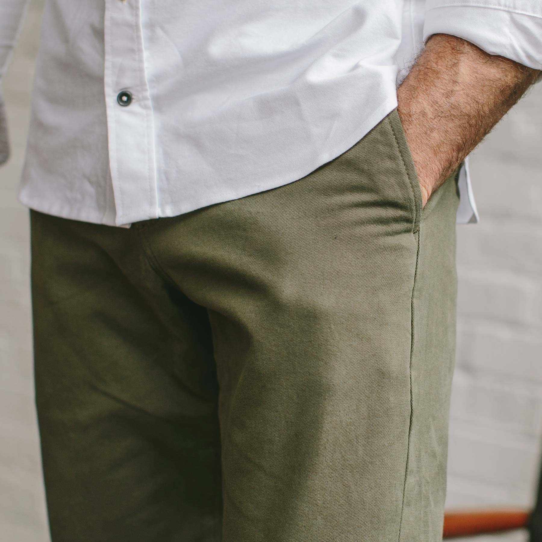 The Democratic Chino in Olive - Image 3