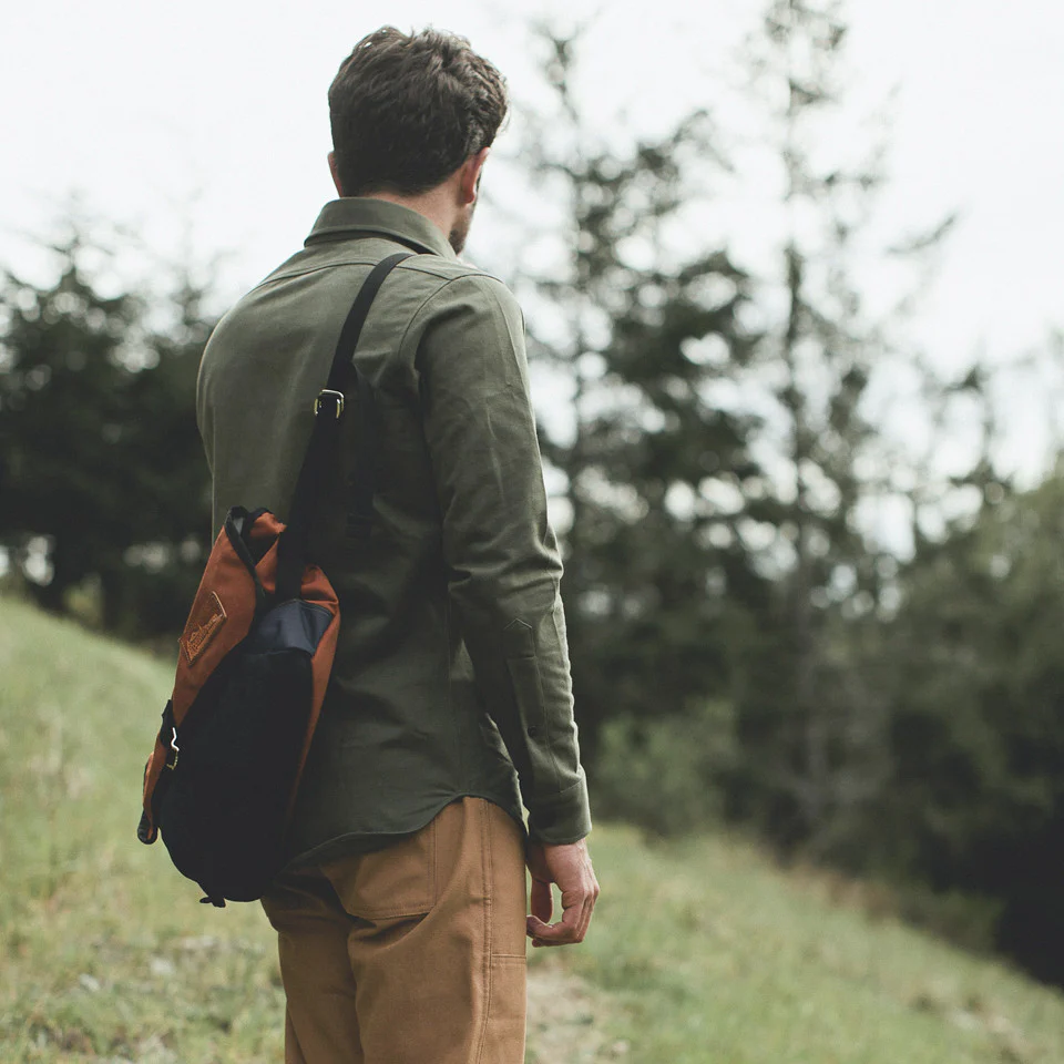 Olive Twill Highlands Shirt - Image 4