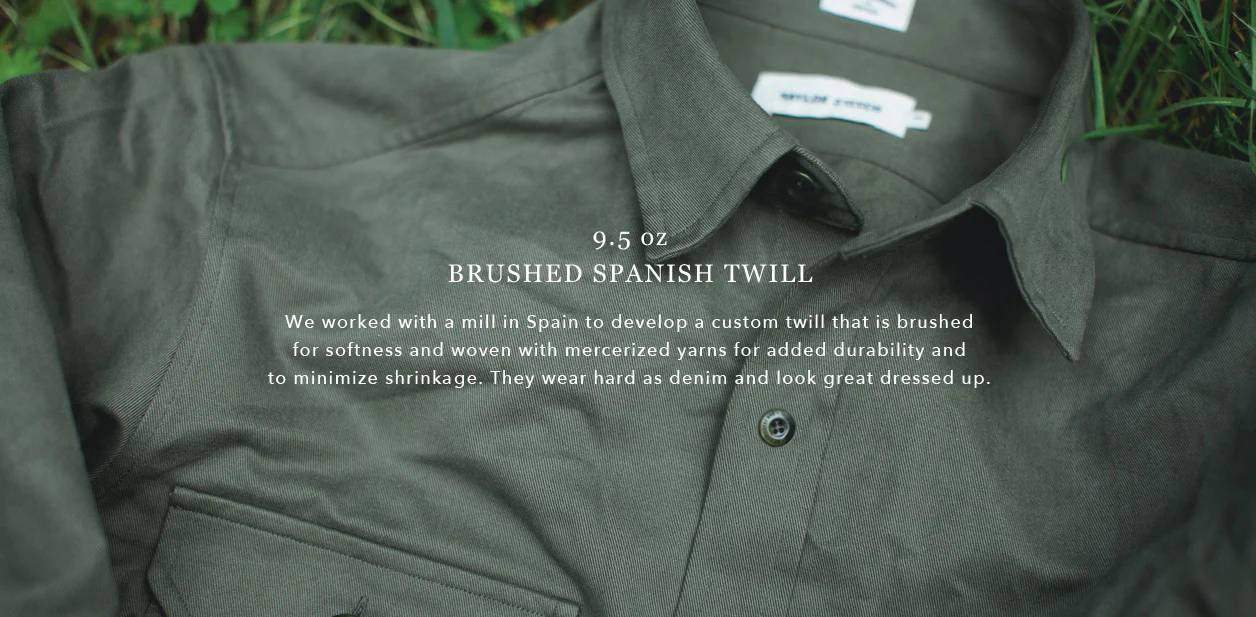 Olive Twill Highlands Shirt - Image 9
