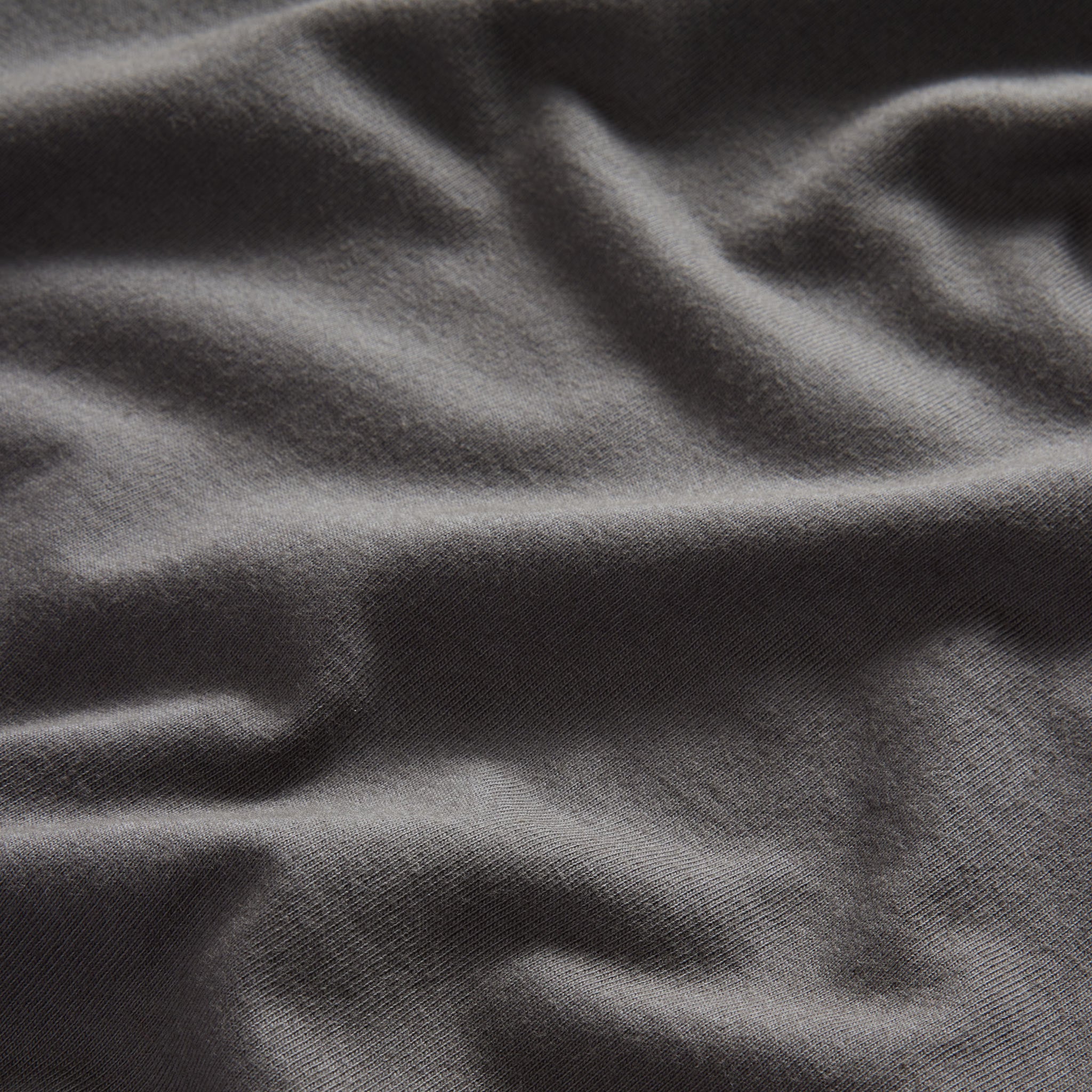 The Organic Cotton Henley in Faded Black - Image 6