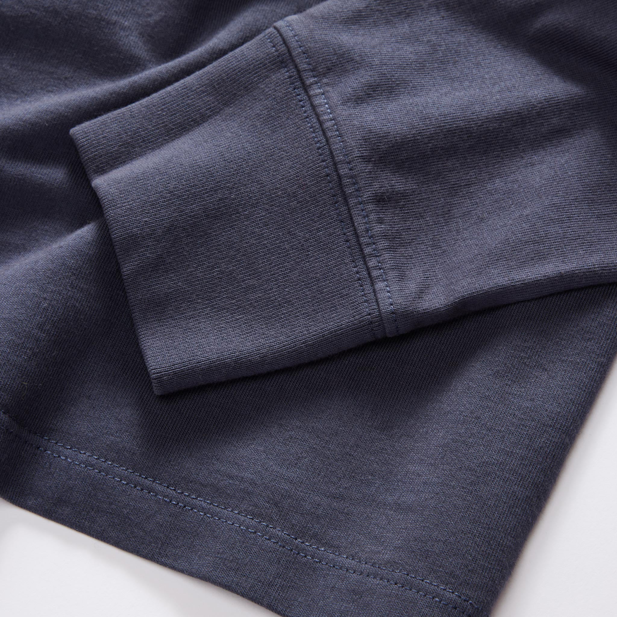 The Organic Cotton Henley in Navy - Image 6